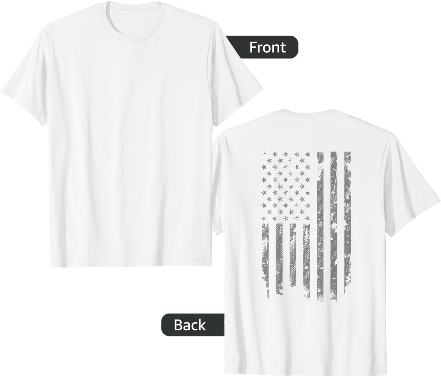 Vintage Distressed American Flag T-Shirt for Stylish Freedom Lovers - 9