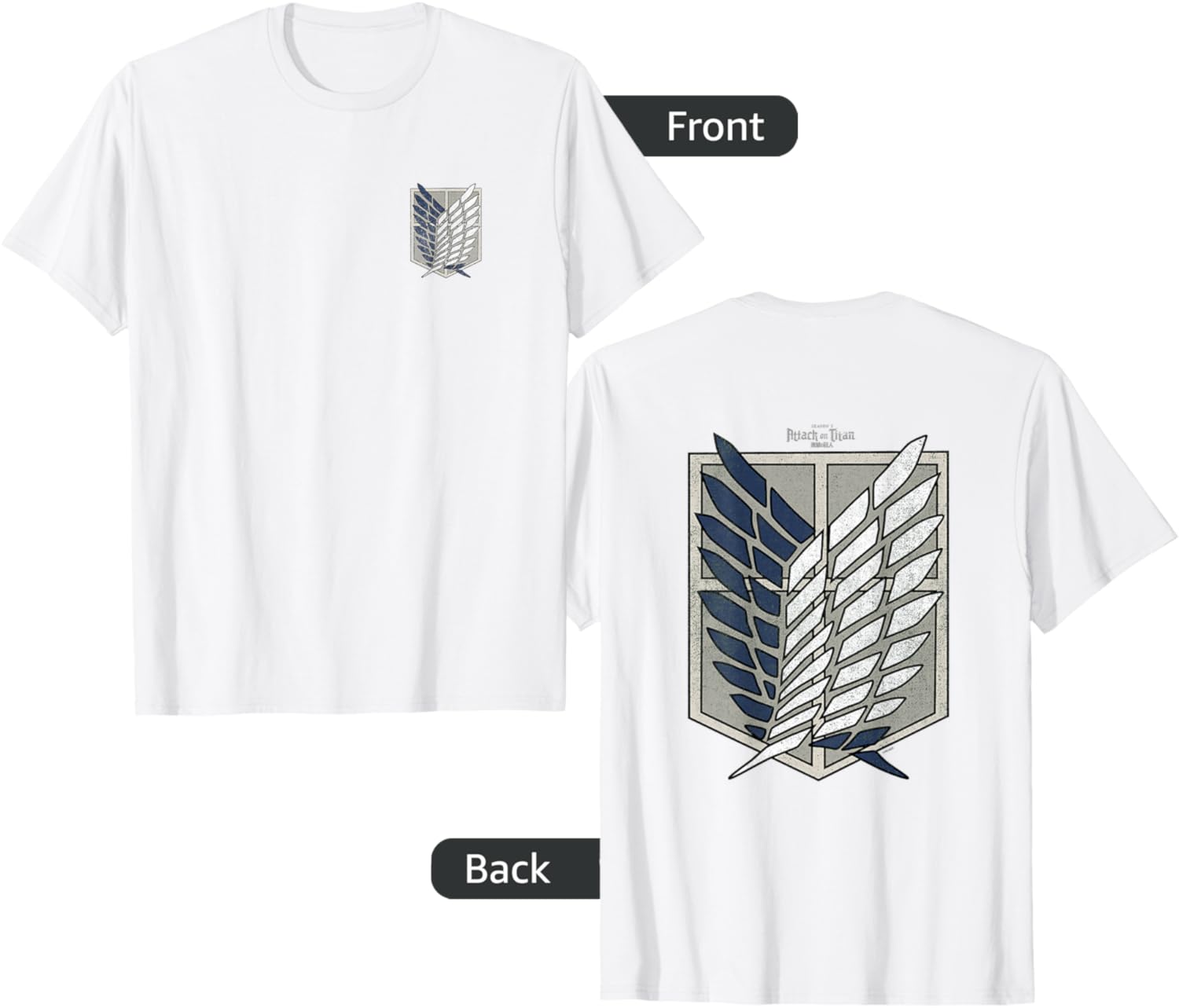 Attack on Titan Season 3 Scout Regiment Emblem T-Shirt for Fans - 6