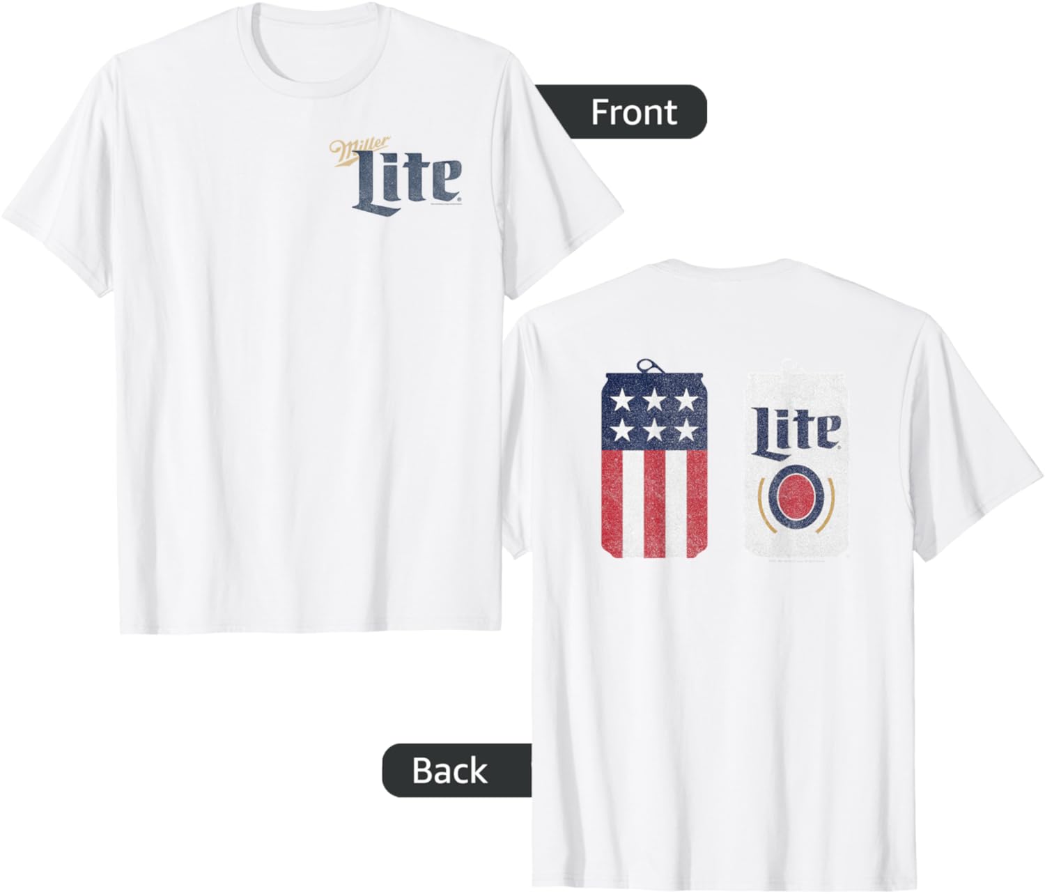 Coors Miller Lite Classic Design T-Shirt for Casual Style and Comfort - 1