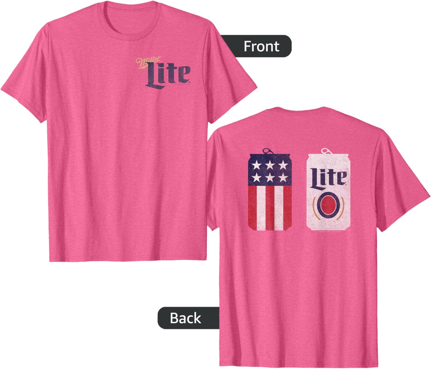 Coors Miller Lite Classic Design T-Shirt for Casual Style and Comfort - 2