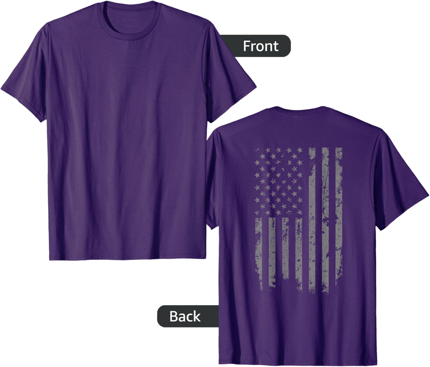 Vintage Distressed American Flag T-Shirt for Stylish Freedom Lovers - 4