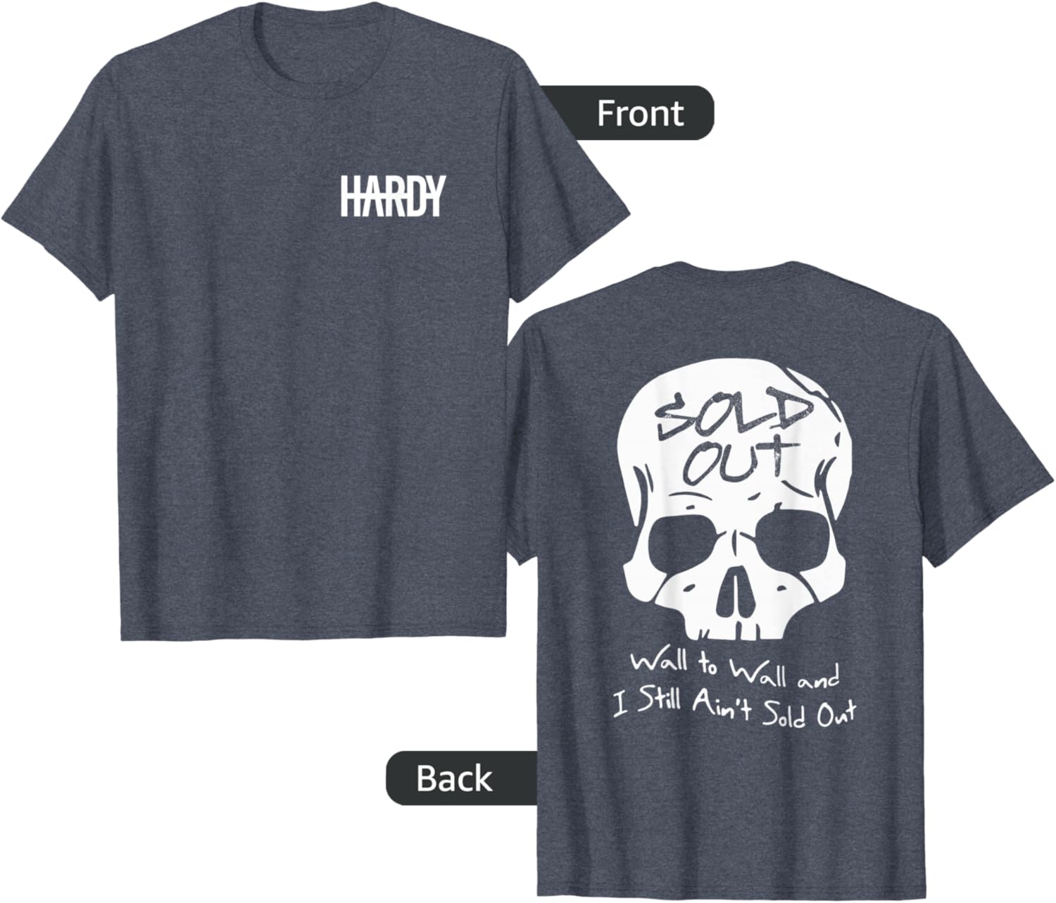 Official Hardy Sold Out T-Shirt for Stylish Comfort in Clothing and Jewelry - 1