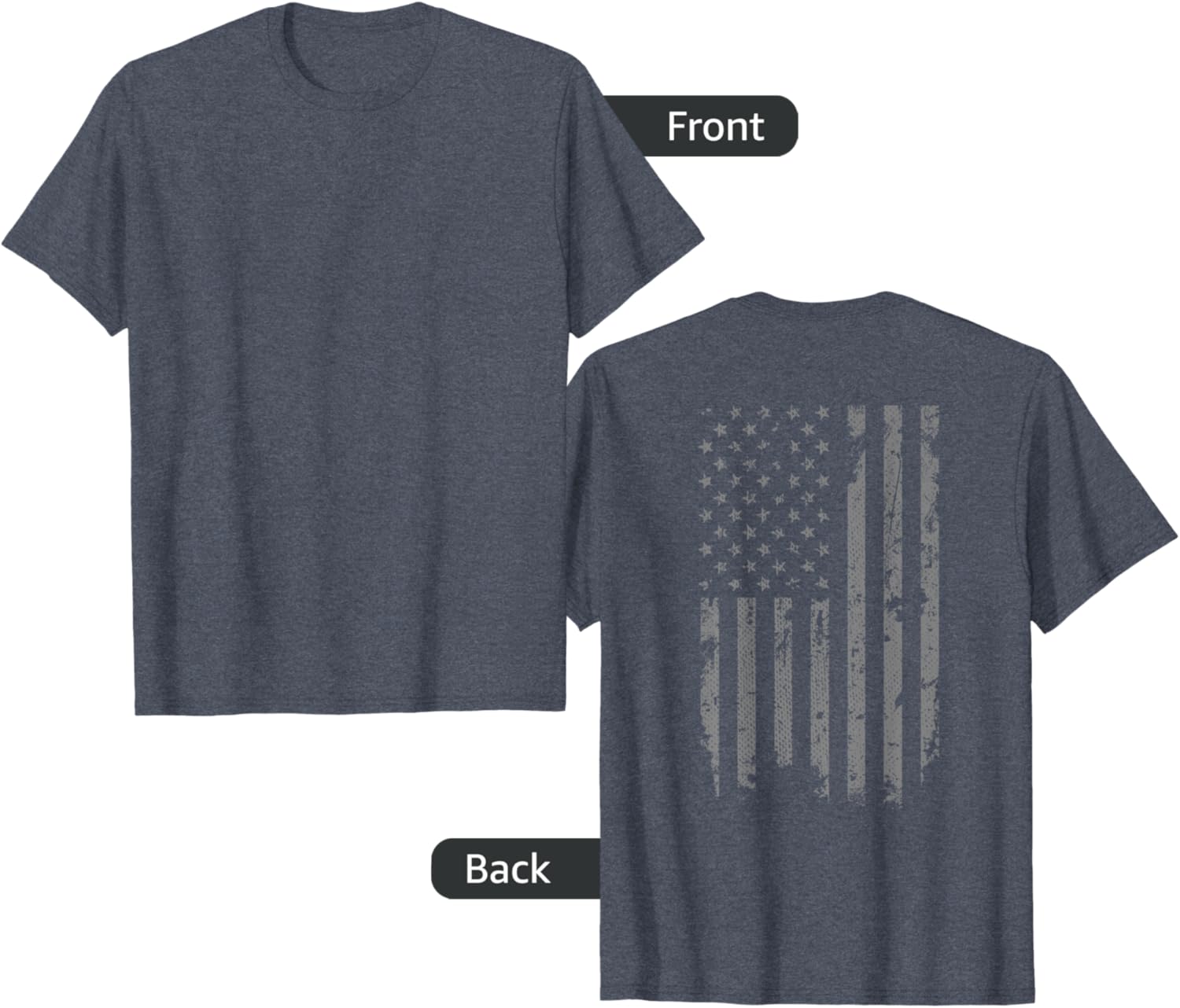 Vintage Distressed American Flag T-Shirt for Stylish Freedom Lovers - 3