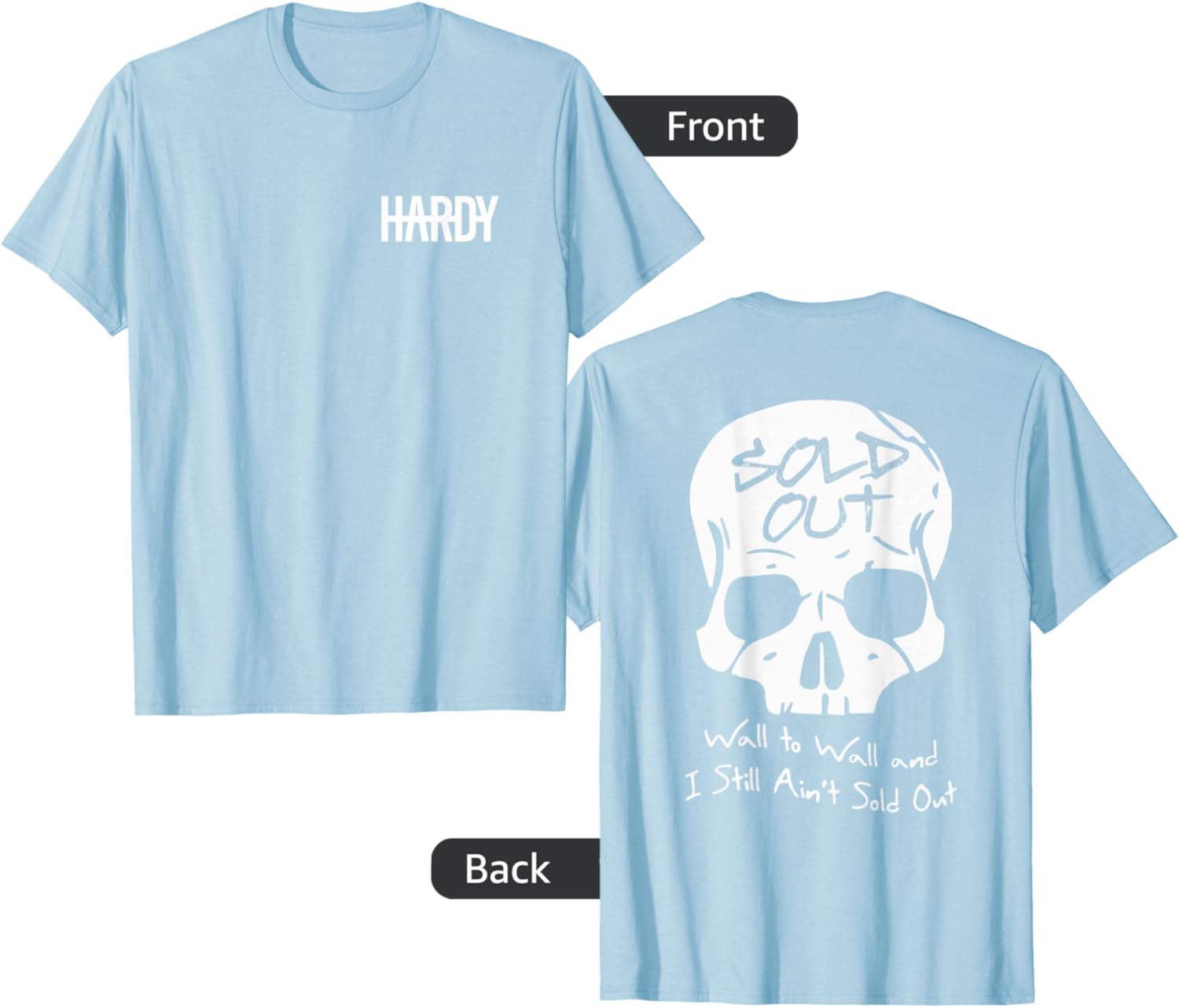 Official Hardy Sold Out T-Shirt for Stylish Comfort in Clothing and Jewelry - 3