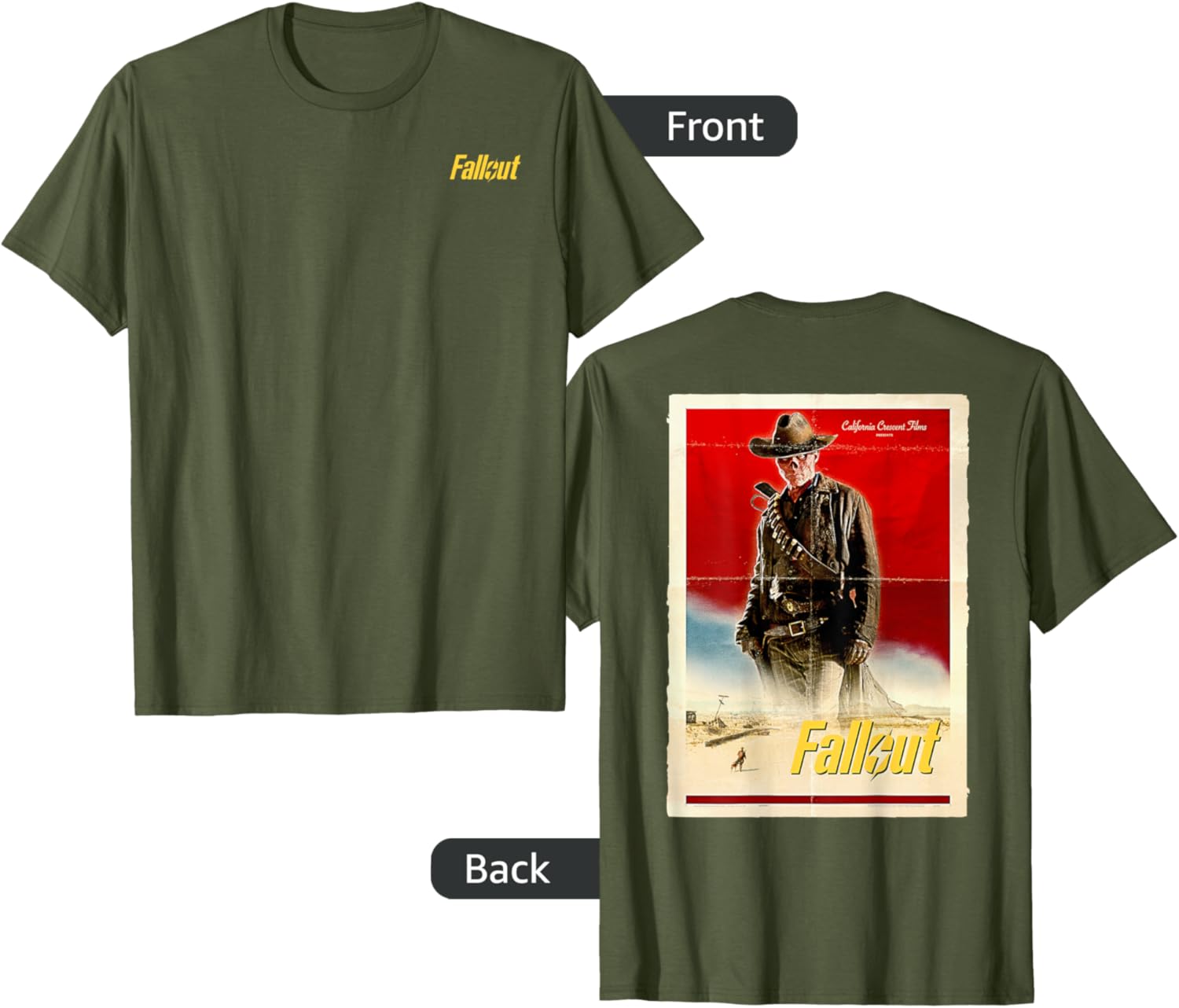 Fallout Ghoul Retro Western T-Shirt for Unique Style Enthusiasts - 2