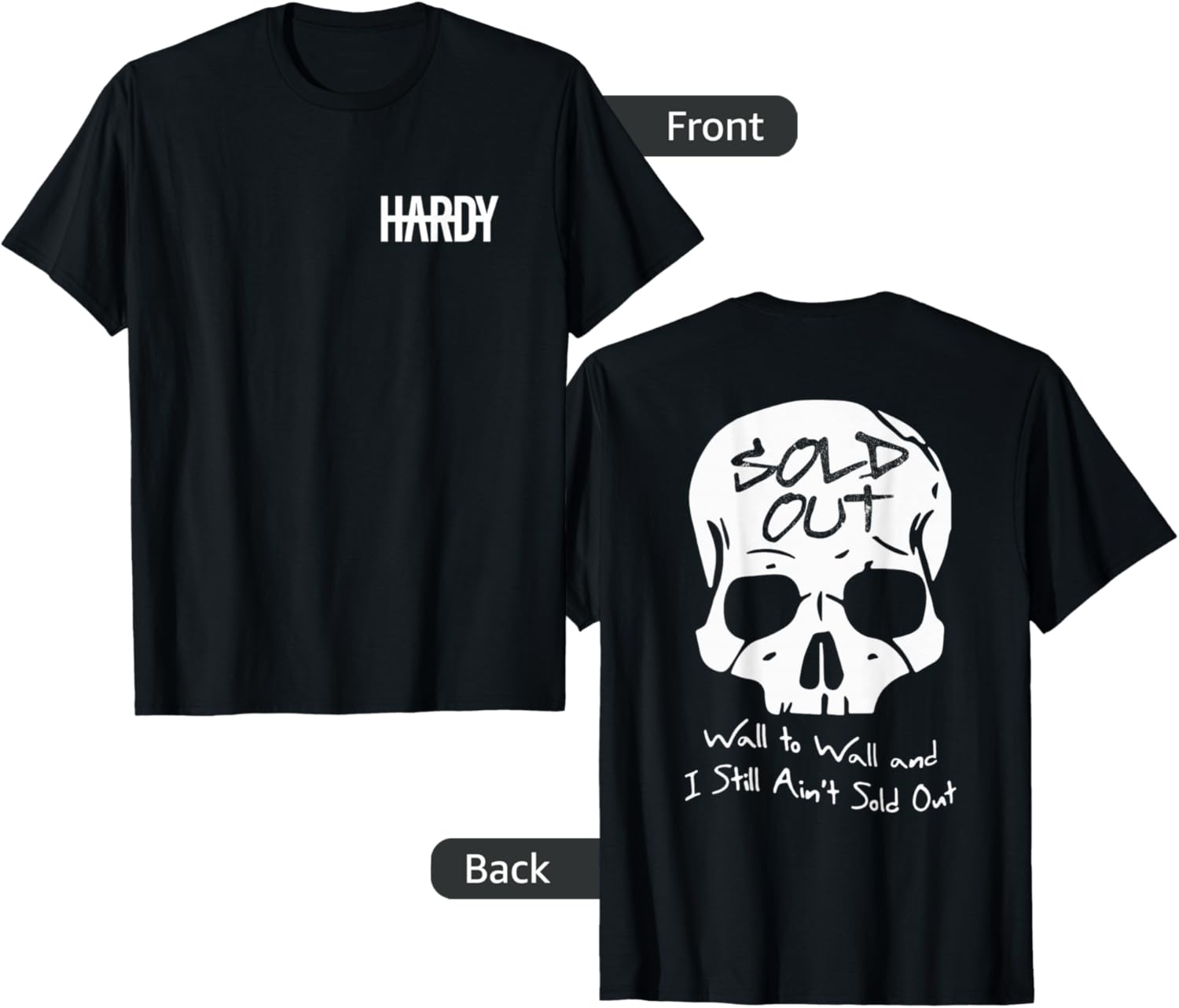 Official Hardy Sold Out T-Shirt for Stylish Comfort in Clothing and Jewelry - 4