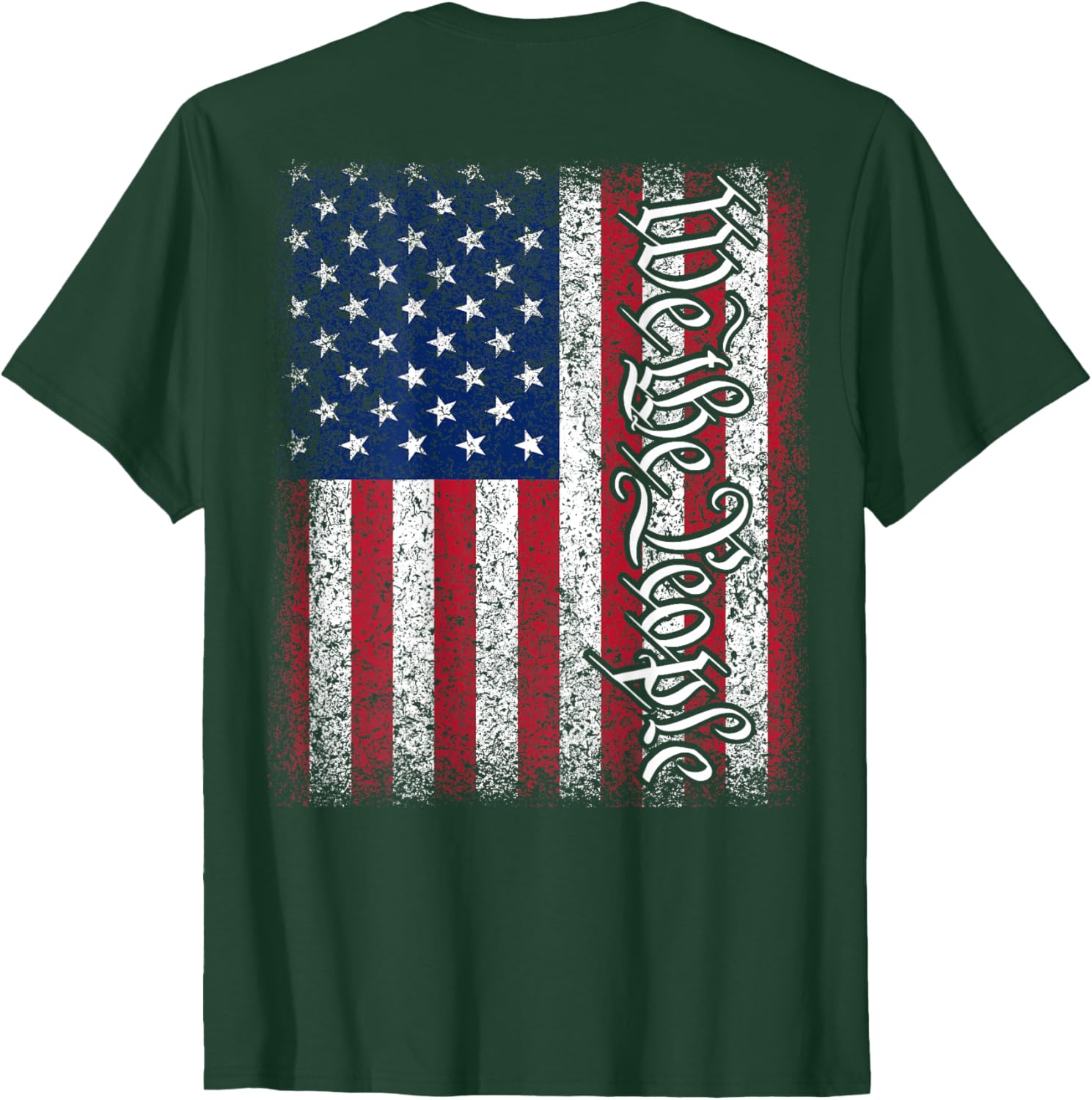 We The People Patriotic T-Shirt with American Flag Design for Proud Americans - 9