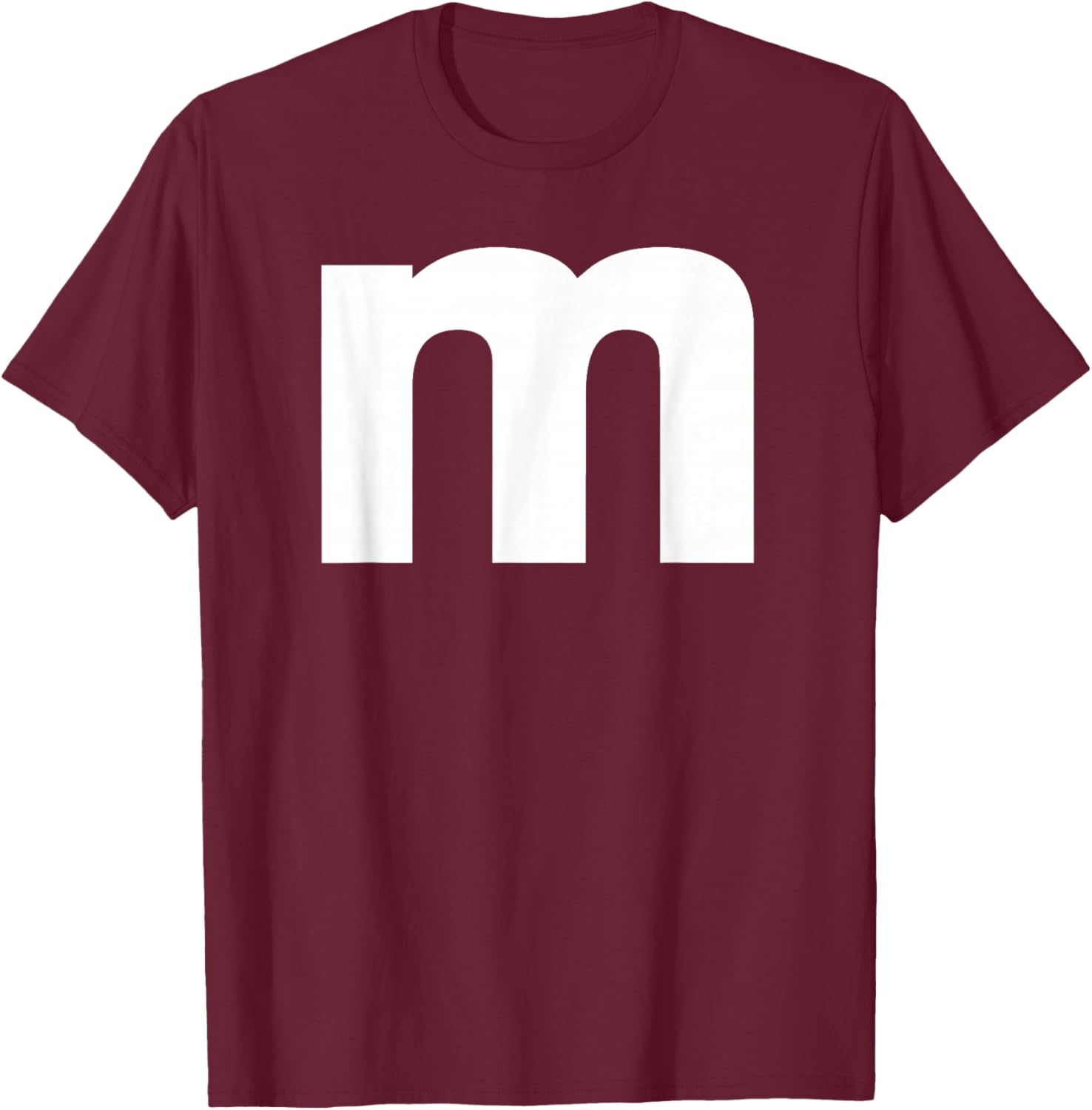 Capital Letter M Halloween T-Shirt for Fun Holiday Outfits - 15