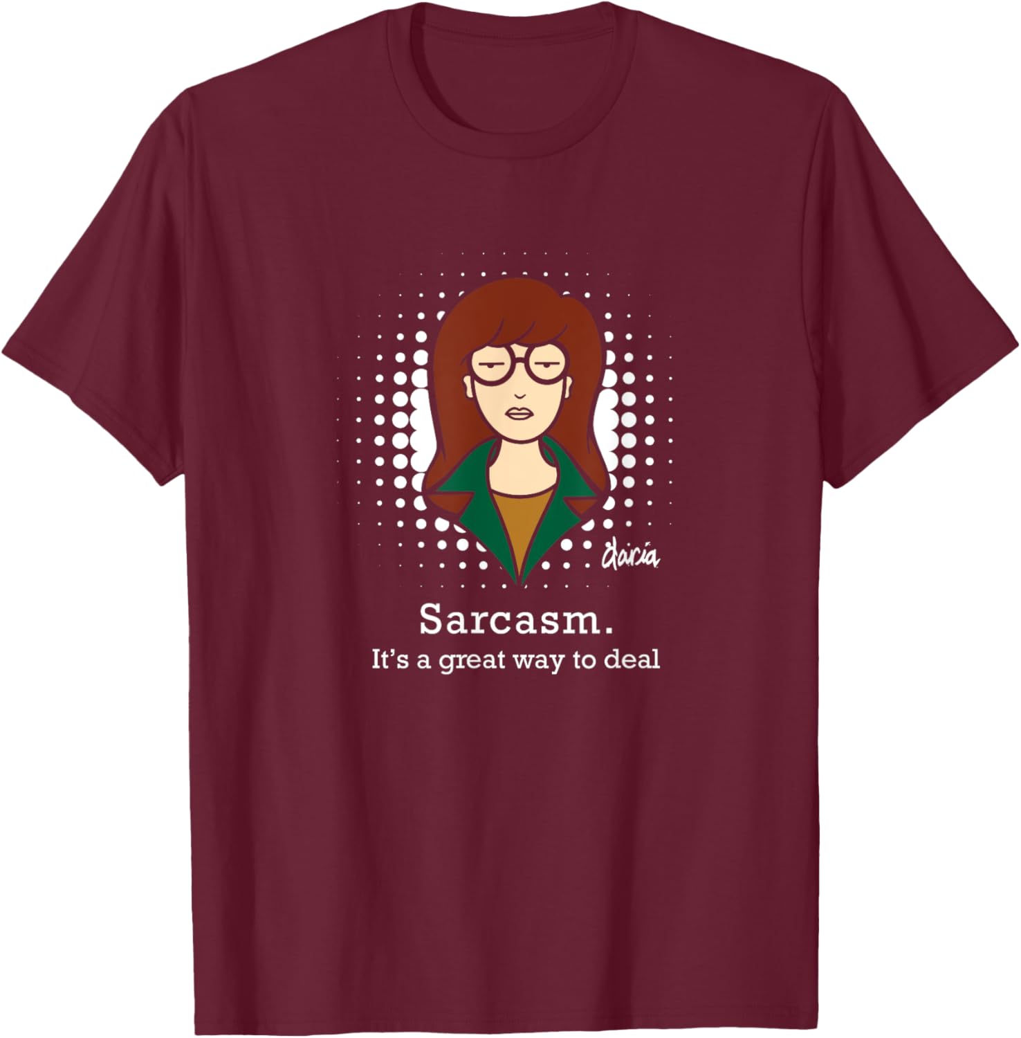 Mademark x Daria Sarcasm T-Shirt Perfect for Humor Lovers and Casual Wear - 19
