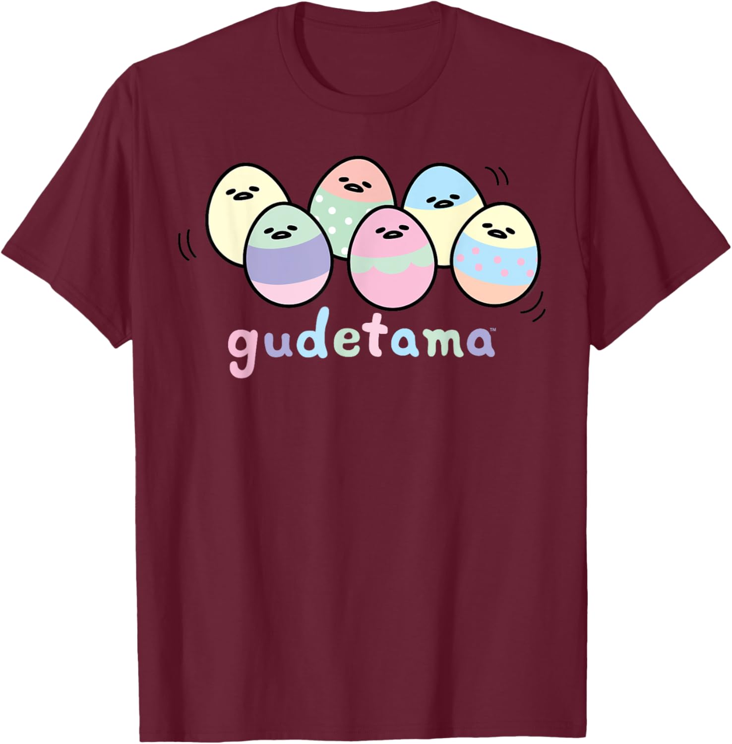 Gudetama Easter Egg T-Shirt Cute Graphic Tee for Eggcellent Fun - 14