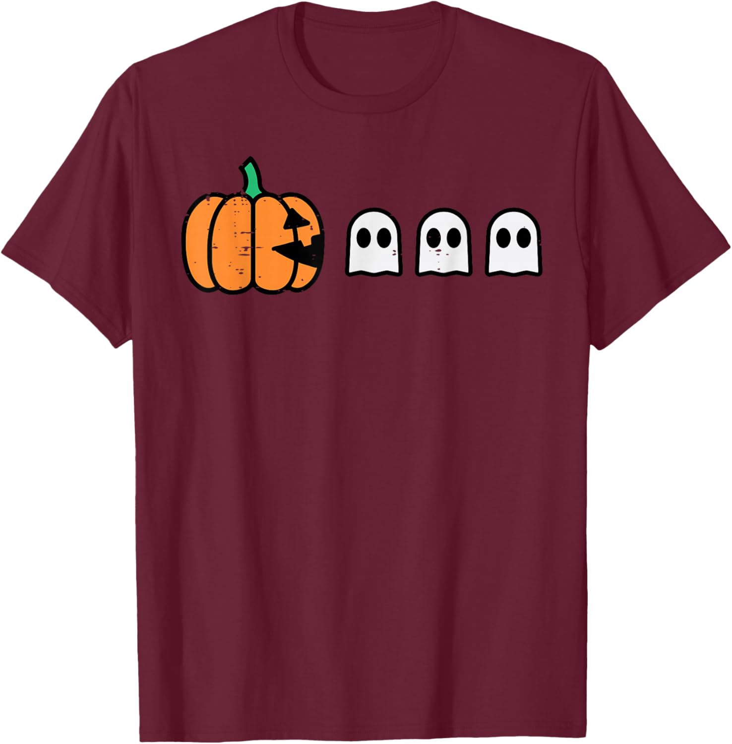 Halloween Gamer Pumpkin Ghost T-Shirt for Men Boys and Kids - 5