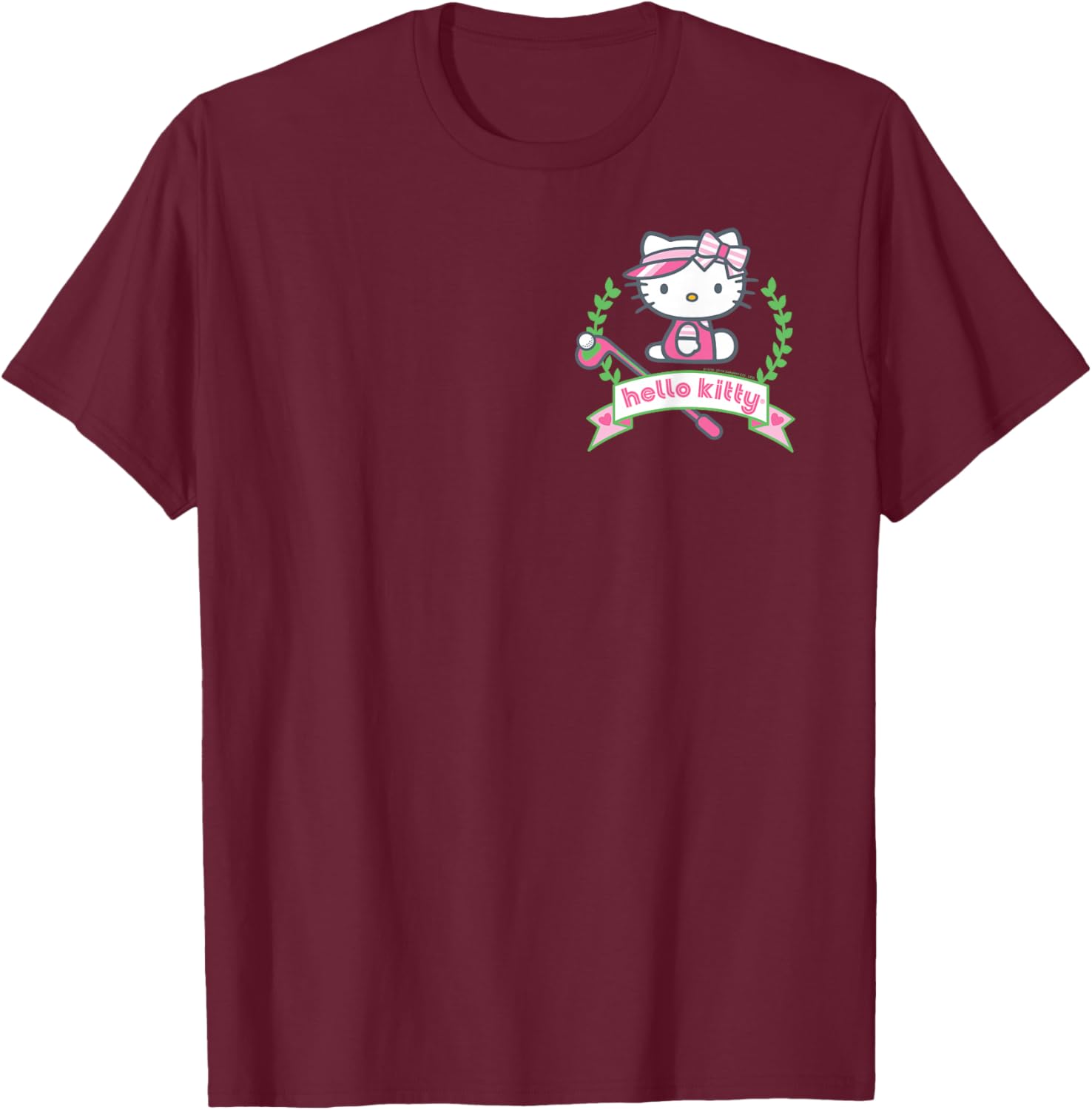Hello Kitty Golf T-Shirt for Fun Golfers - Cute Cartoon Apparel - 14