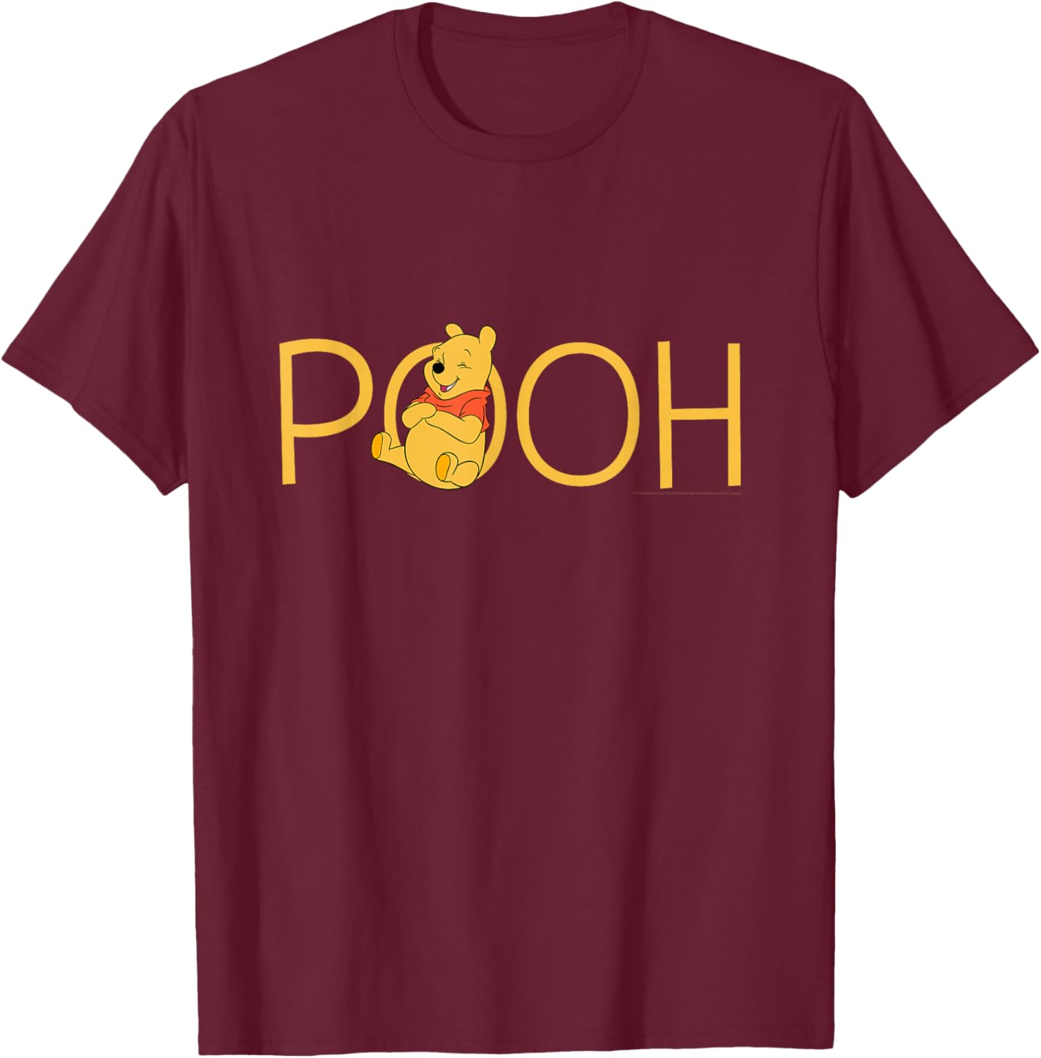 Disney Winnie the Pooh Classic Lettering T-Shirt for Kids and Adults - 5