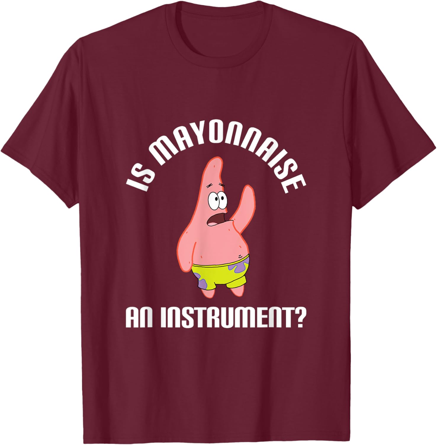 Mademark SpongeBob SquarePants Mayonnaise Instrument T-Shirt for Fans - 6