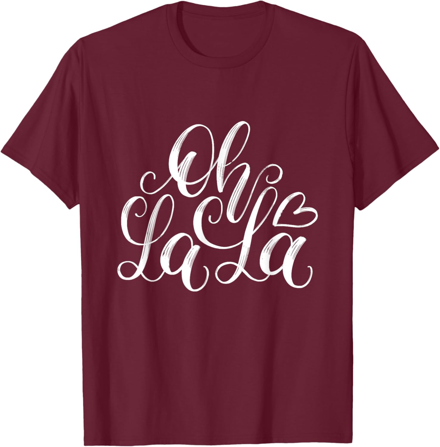 Oh La La French Novelty Graphic Tees Stylish T-Shirt for Fun Fashion - 14
