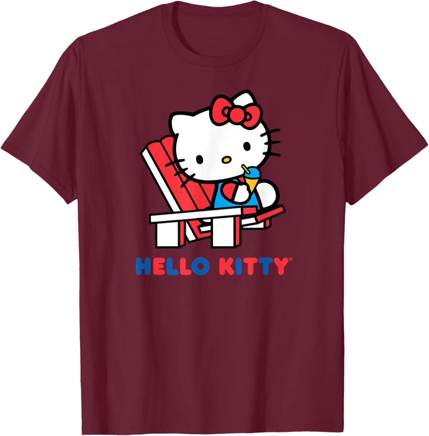 Hello Kitty Snow Cone Summer T-Shirt for Men, Women, Girls, and Kids - 15