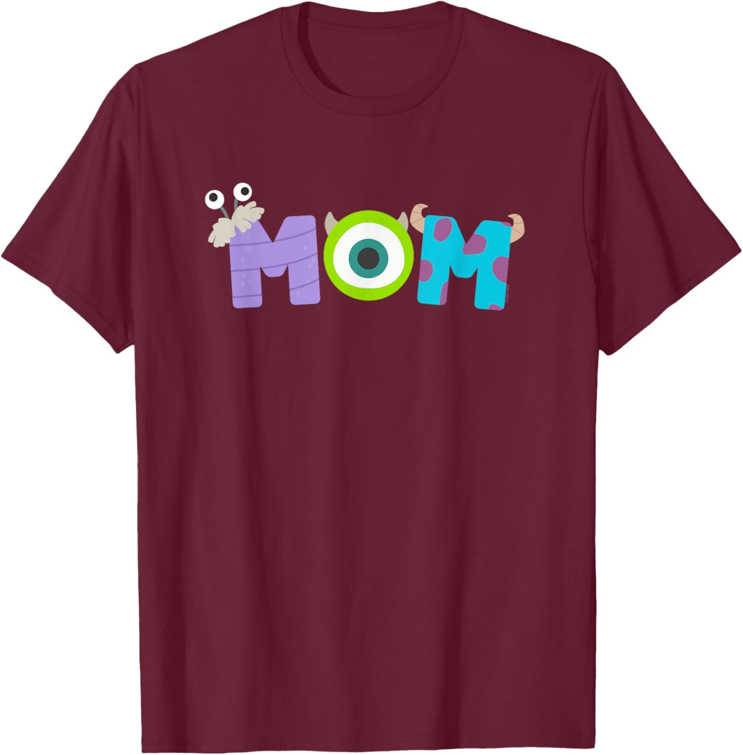 Monsters Inc Mom T-Shirt for Mother's Day Birthday Gift Clothing - 9