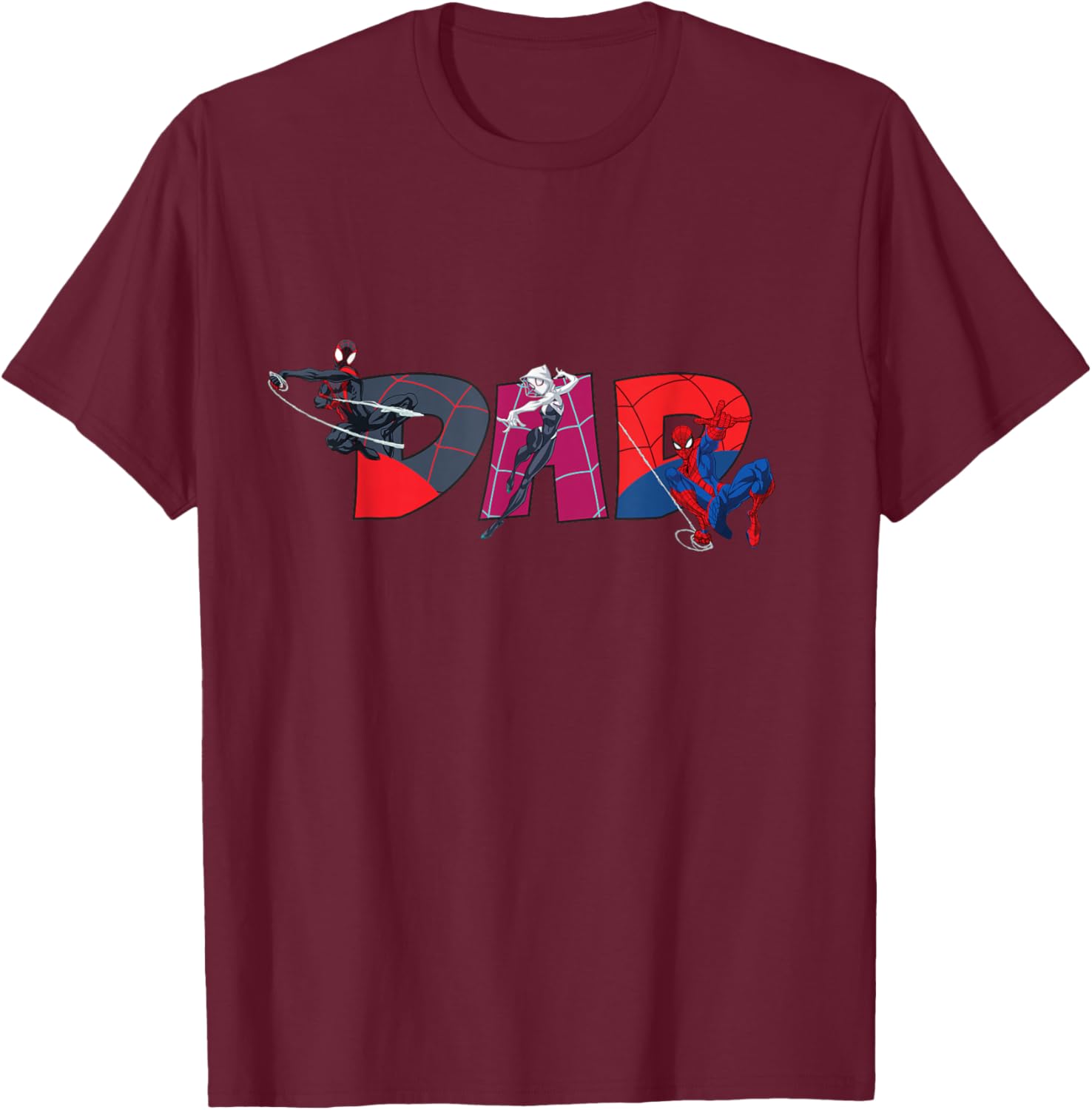 Marvel Spider-Man Trio Dad T-Shirt Perfect for Father's Day and Family Trips - 29