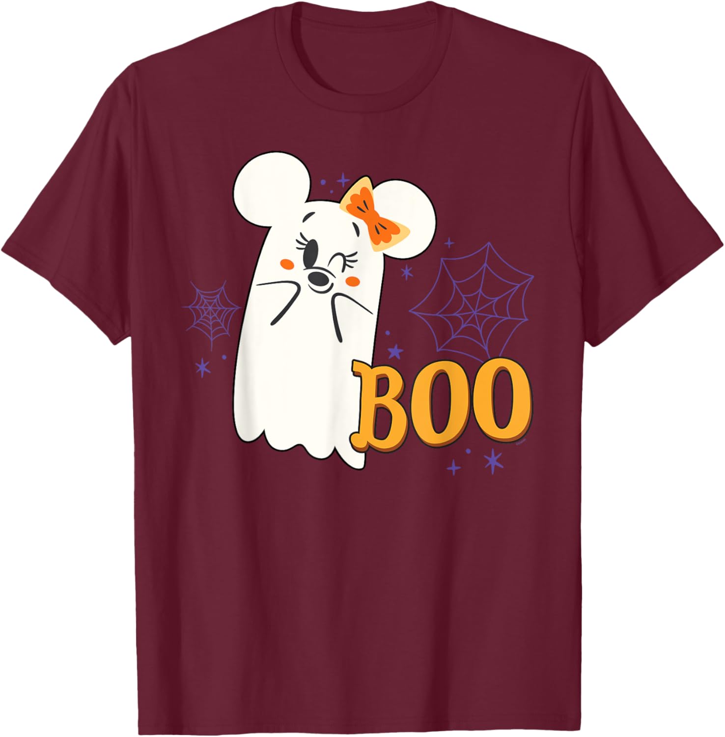 Adorable Disney Minnie Mouse Ghost Halloween T-Shirt for Kids - 2