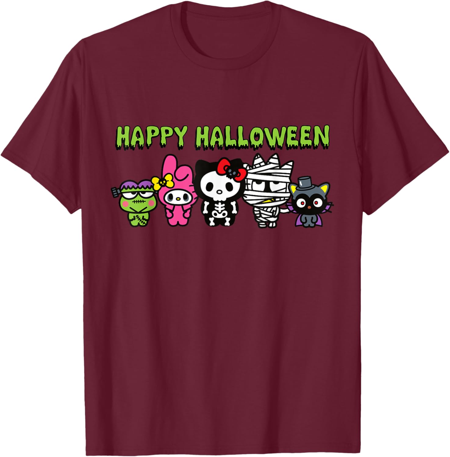 Adorable Hello Kitty Halloween T-Shirt for Kids and Adults - 3