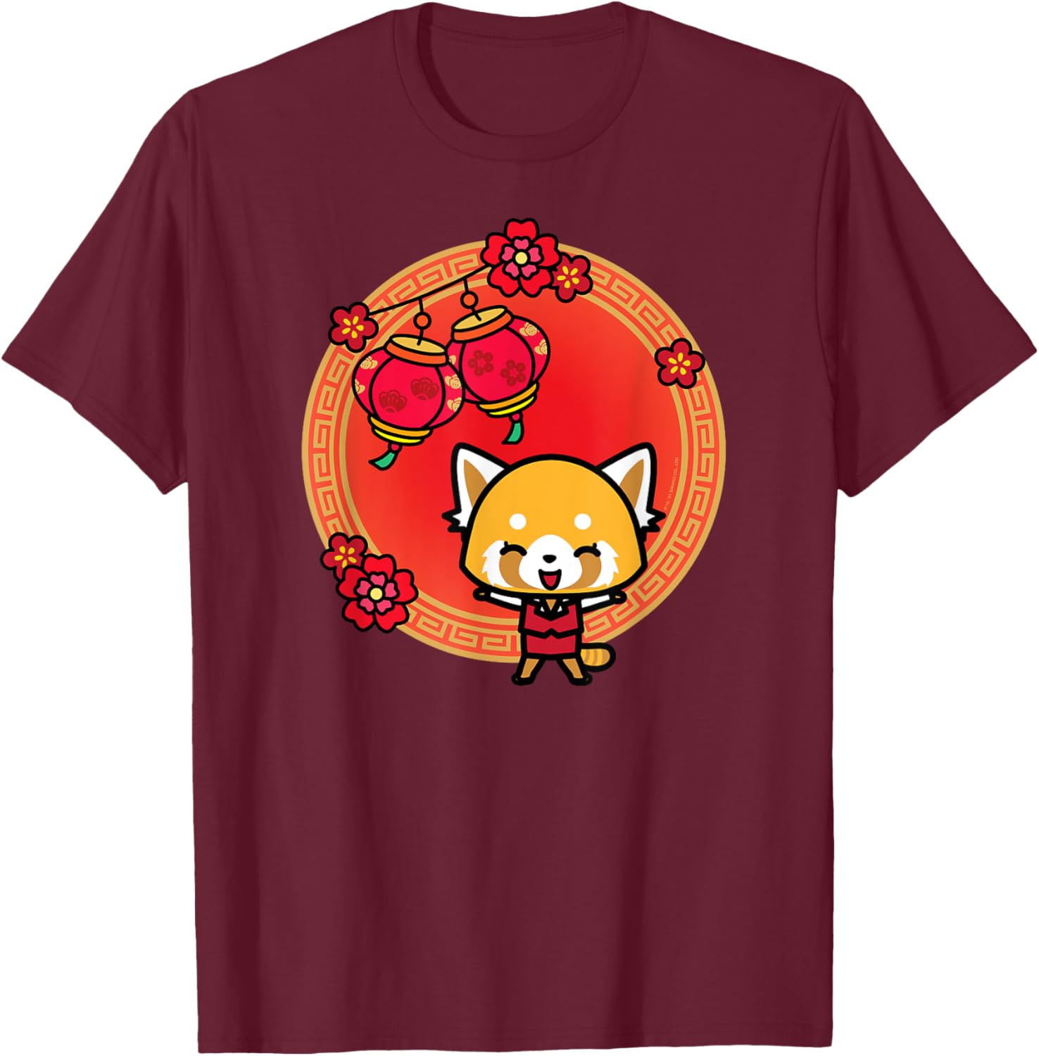 Aggretsuko Lunar New Year T-Shirt Fun Festive Design for Fans - 21