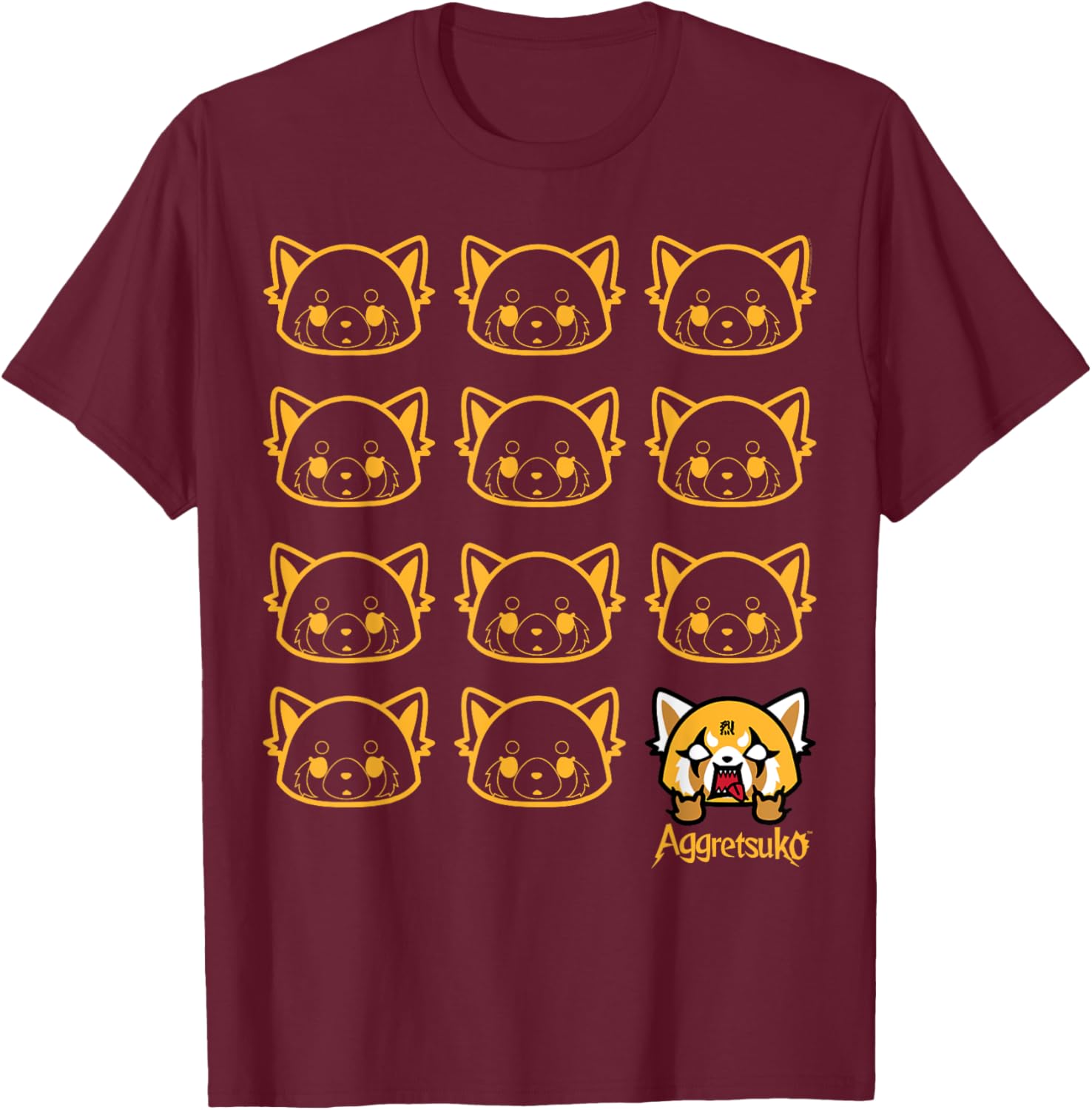 Aggretsuko Real T-Shirt for Fans – Comfortable Cartoon-themed Apparel - 9