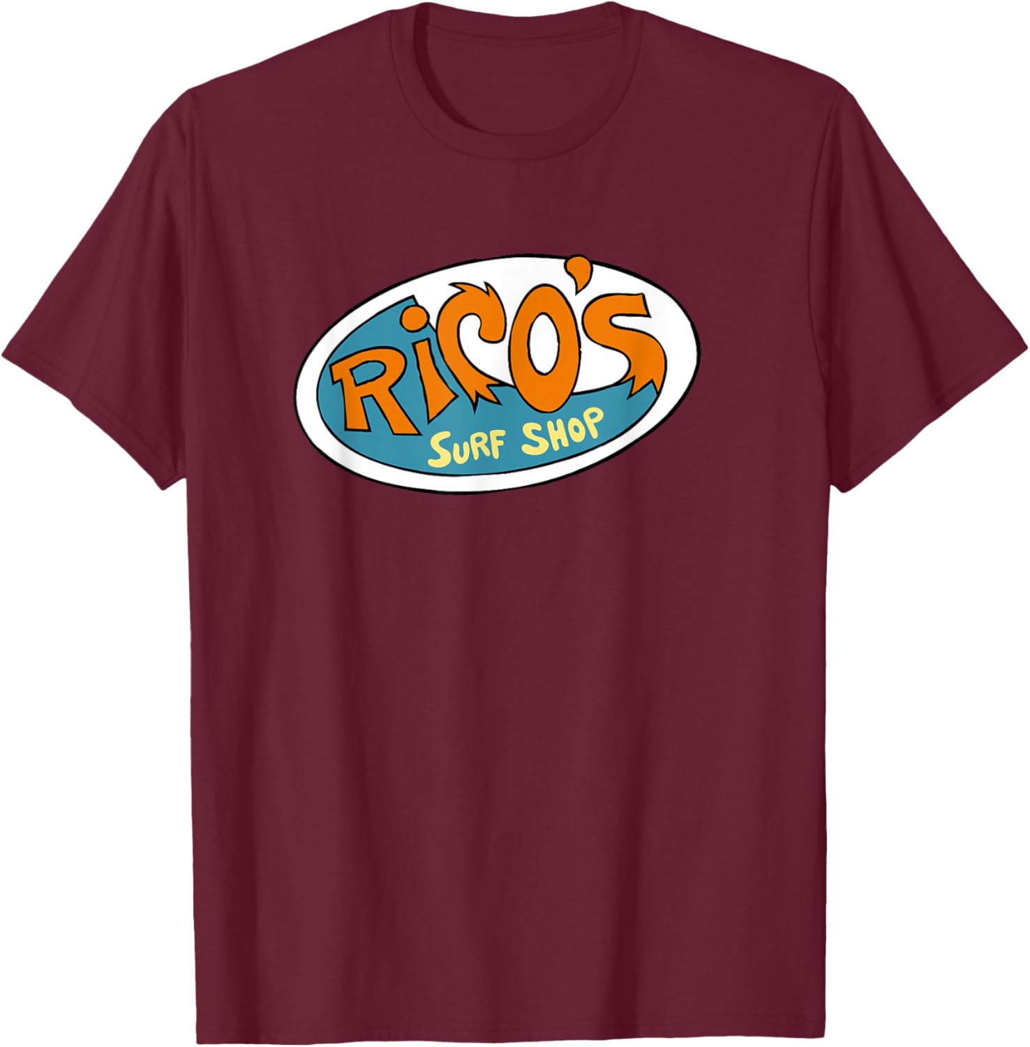 Hannah Montana Rico's Surf Shop Logo T-Shirt for Fans and Fashion Lovers - 9