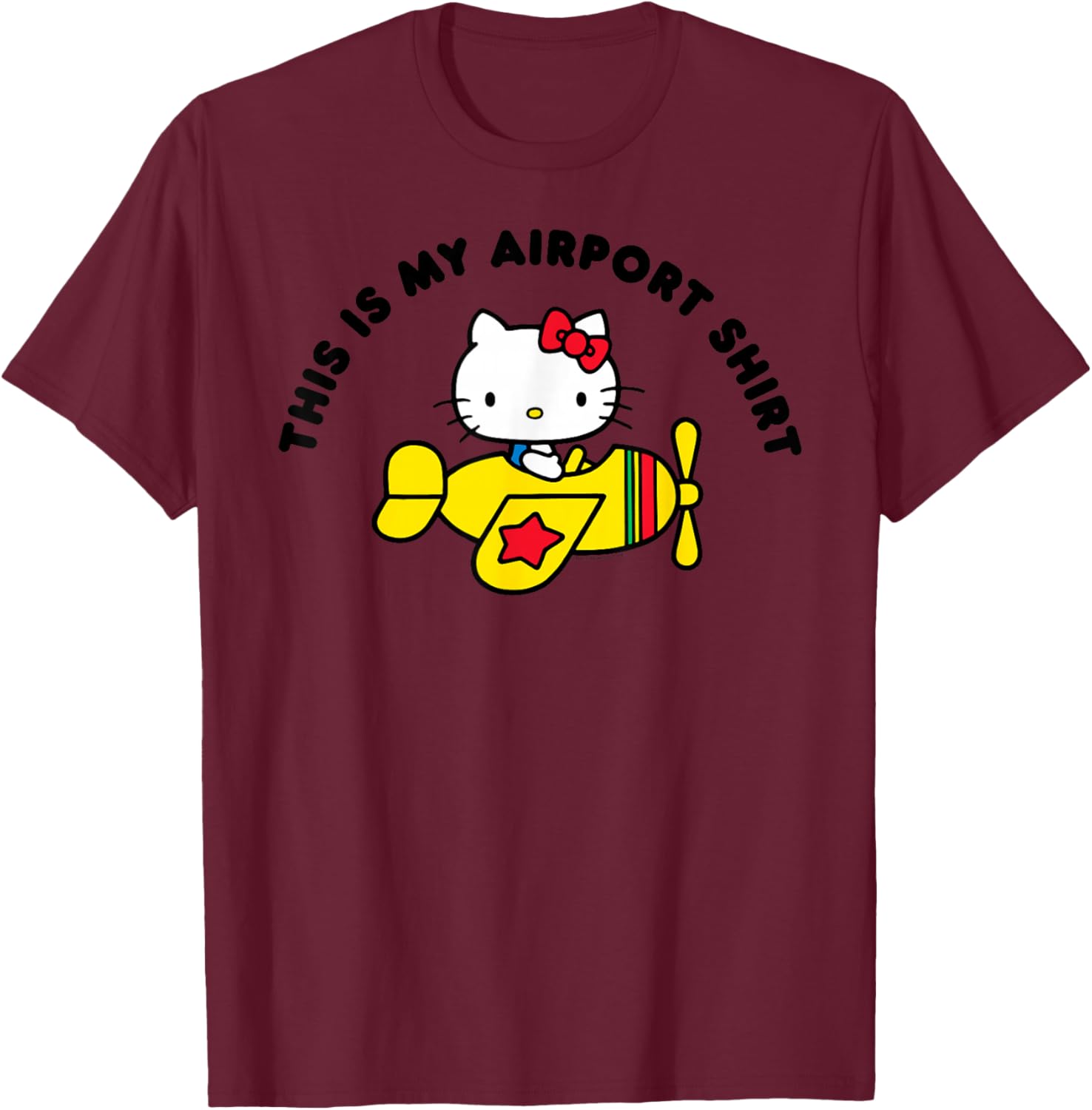Hello Kitty Airport Tee Shirt Cute Graphic Top for Fans and Travel Lovers - 10