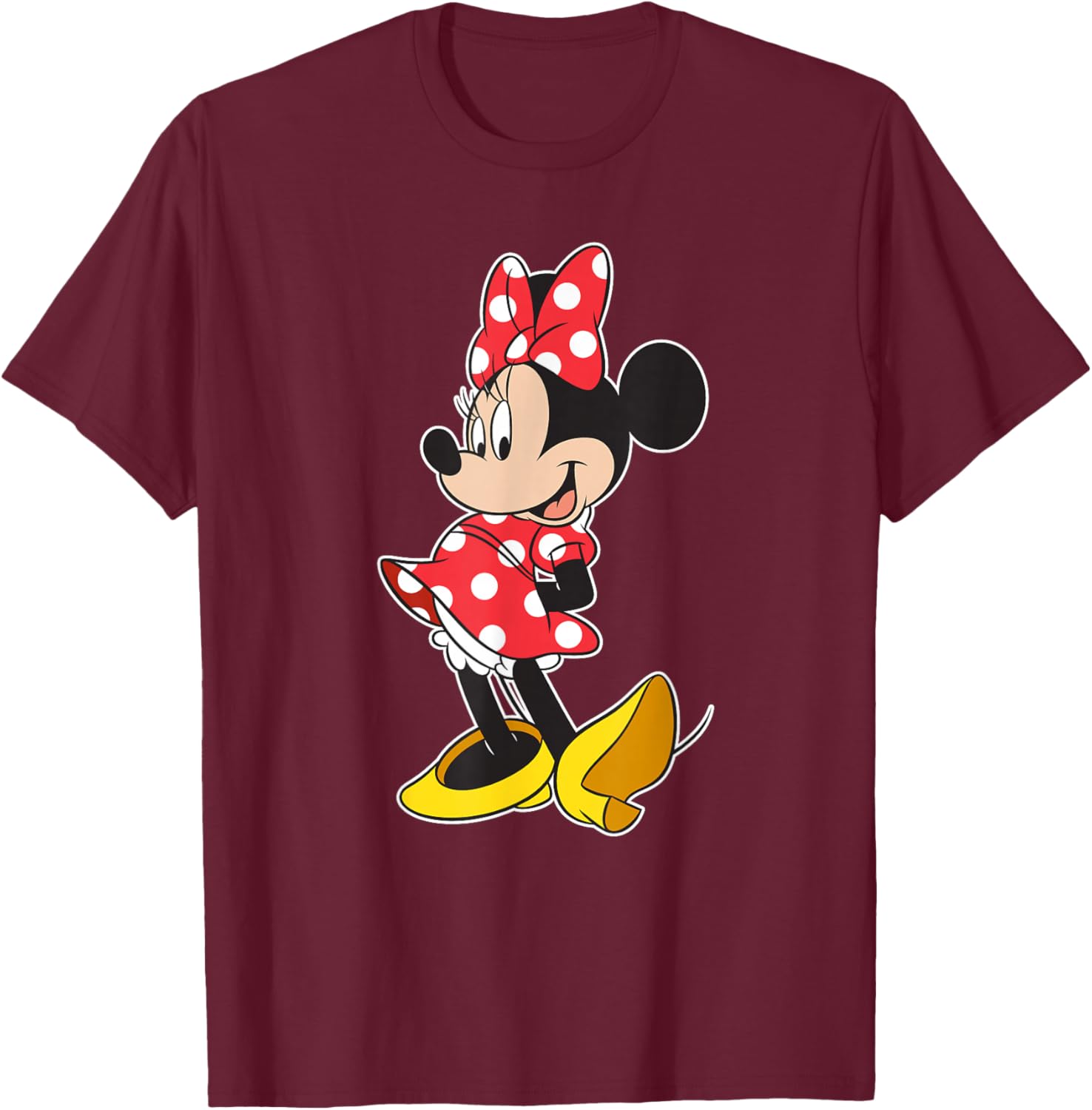 Cute Disney Minnie Mouse Classic Pose T-Shirt for Kids and Adults - 22