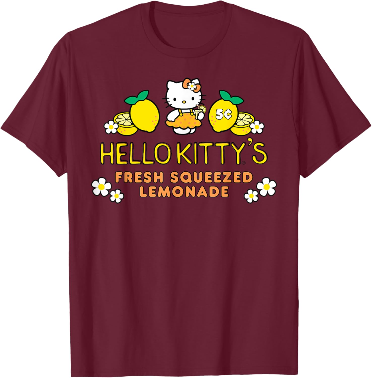 Hello Kitty Summer Lemonade T-Shirt for Fun and Stylish Days - 6