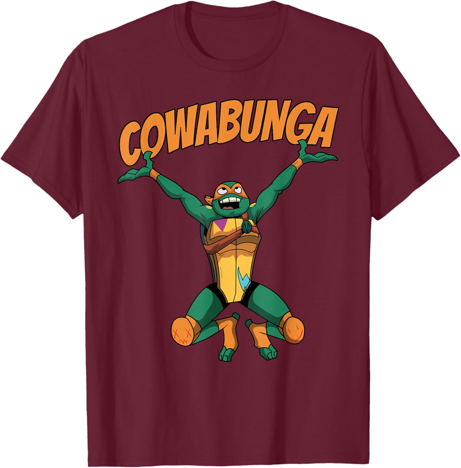 Mademark Teenage Mutant Ninja Turtles Mikey Cowabunga T-Shirt for Kids - 7