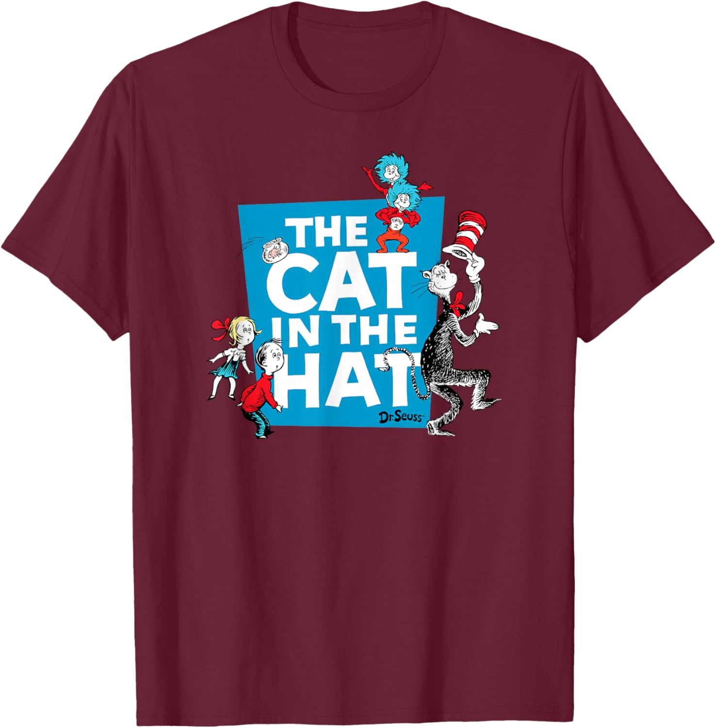 Dr. Seuss Cat in the Hat Characters T-Shirt for Kids and Adults - 20