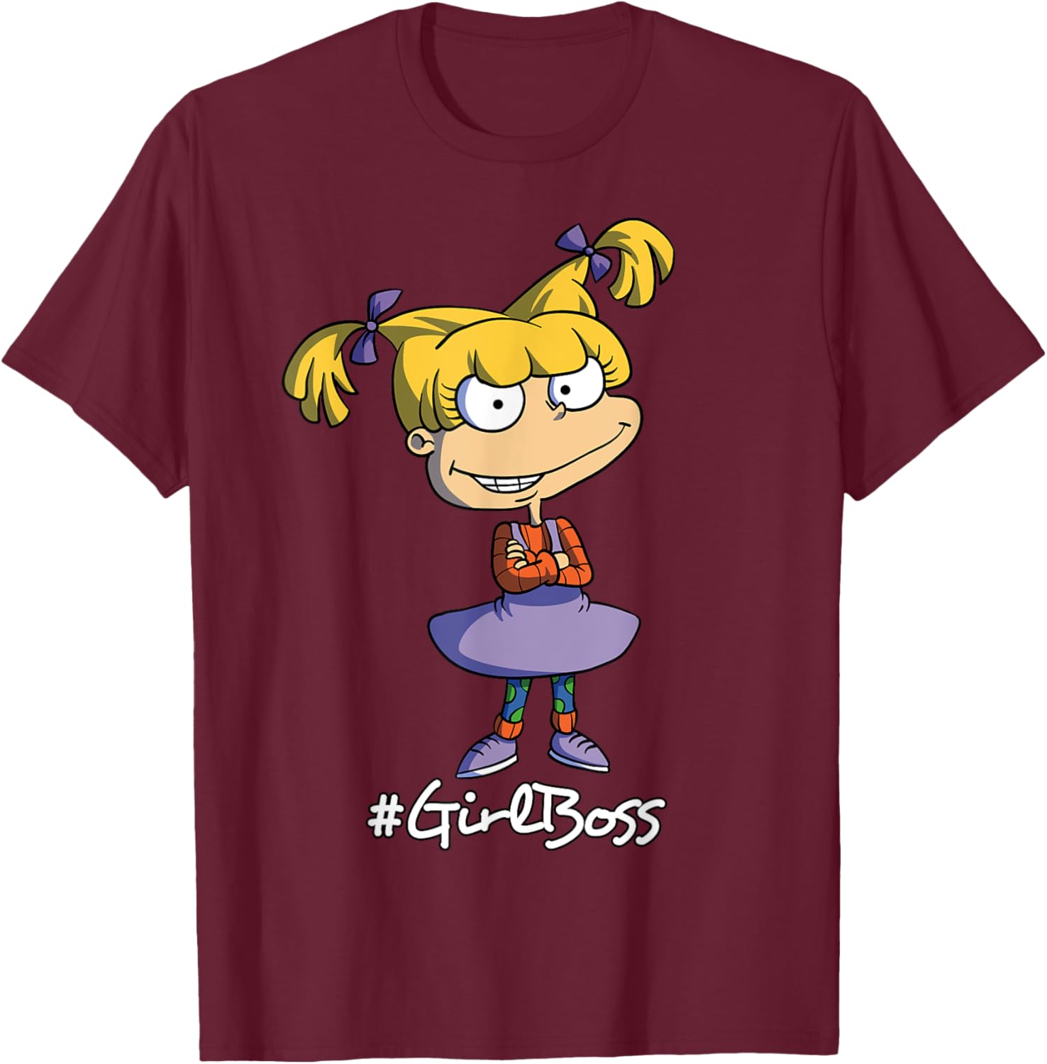Mademark x Rugrats Angelica Pickles Girl Boss T-Shirt for Kids - 16