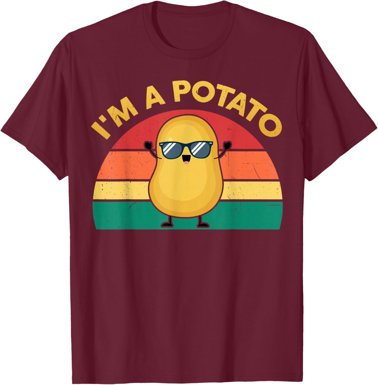 Funny I'm A Potato T-Shirt for Kids - Cute Graphic Tee for Boys and Girls - 6