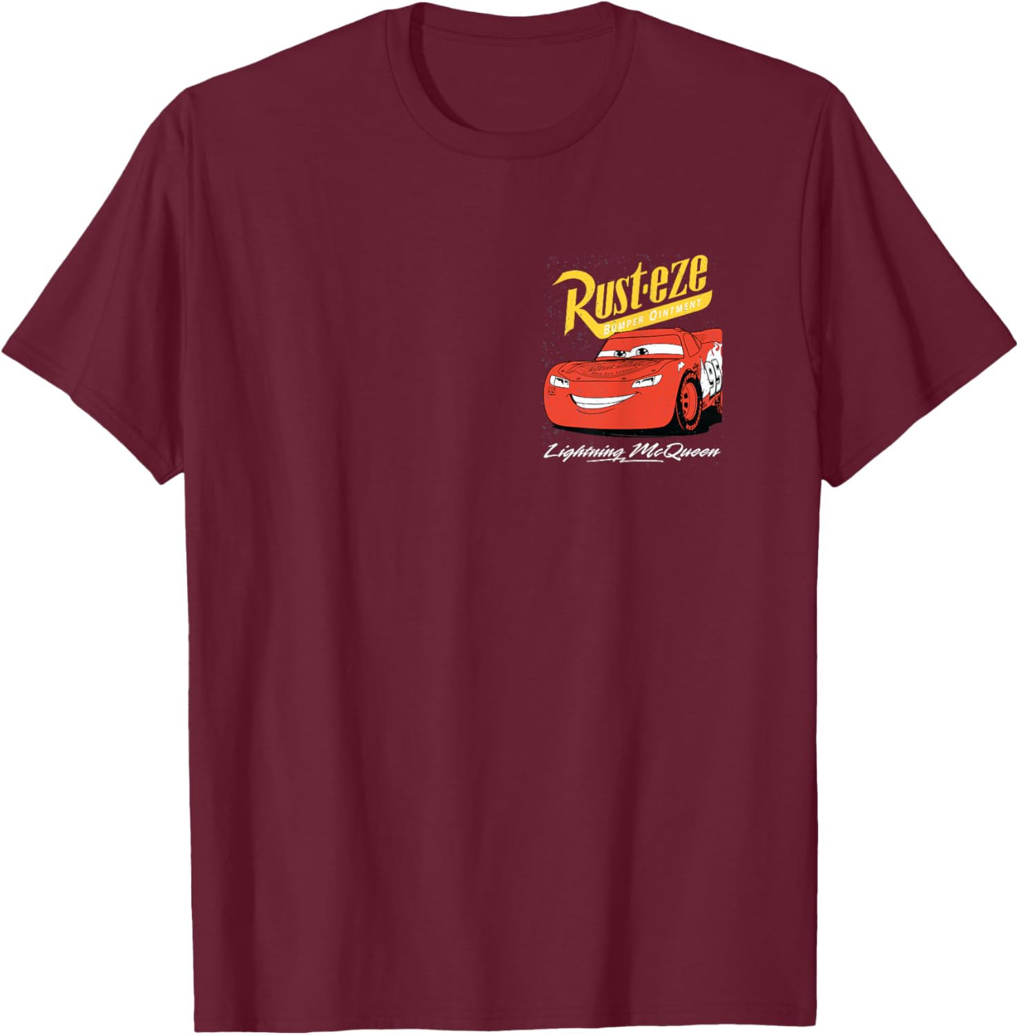 Vintage Lightning McQueen Rusteze T-Shirt for Disney Pixar Cars Fans - 1