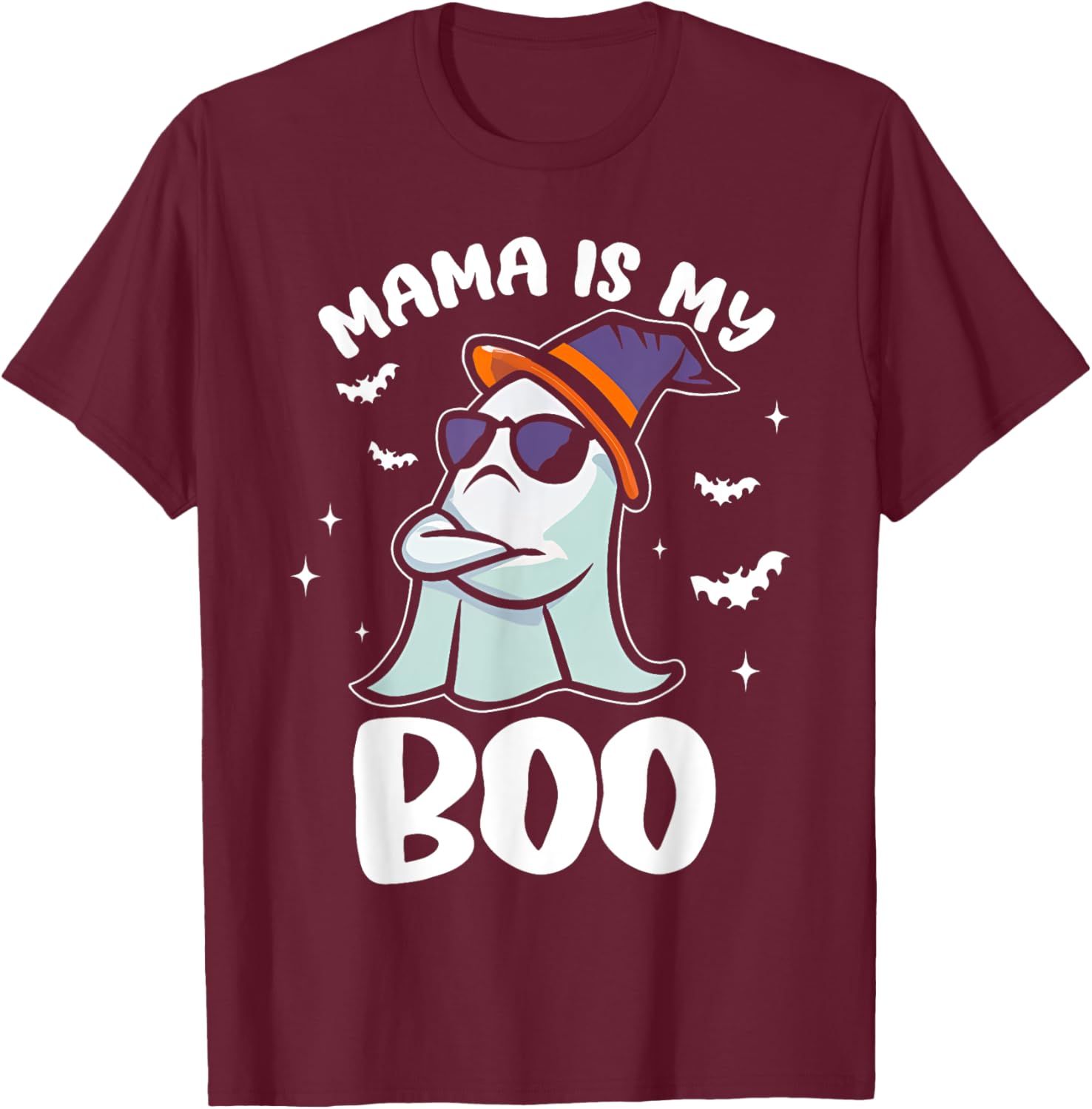 Groovy Mama Is My Boo Halloween T-Shirt for Toddlers and Kids - 24