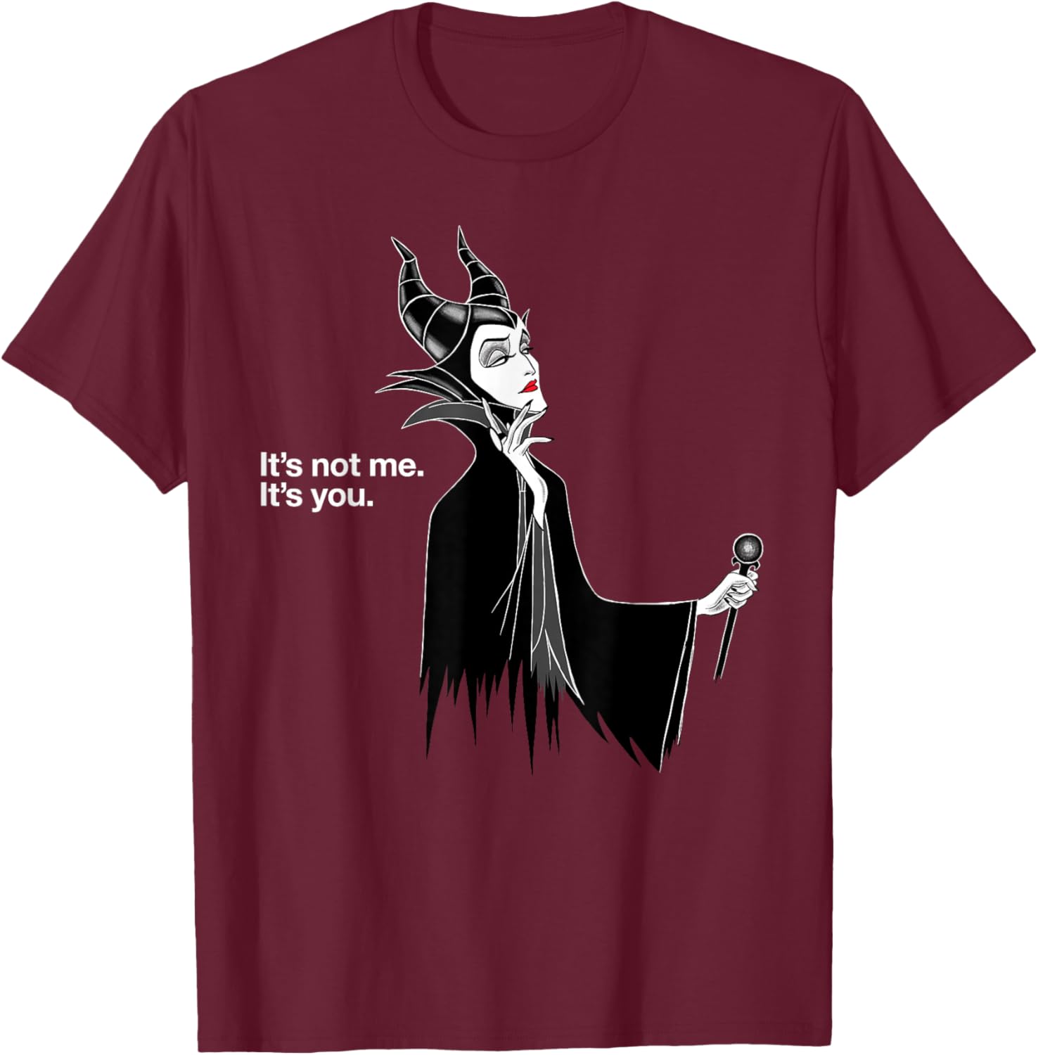 Disney Villains Maleficent It's Not Me It's You T-Shirt for Fans - 3