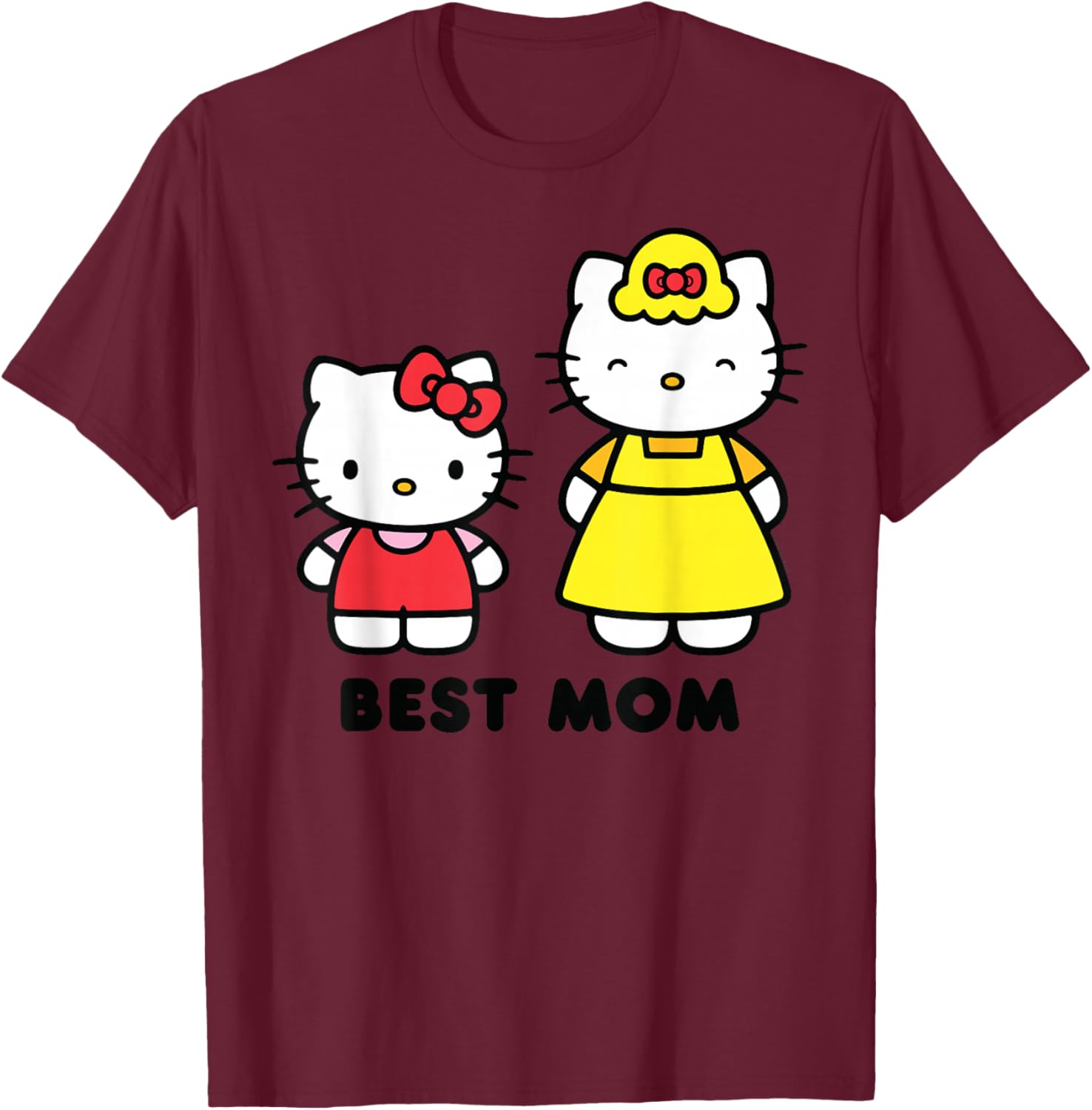Hello Kitty Best Mom Mother's Day T-Shirt for Loving Moms and Gifts - 3
