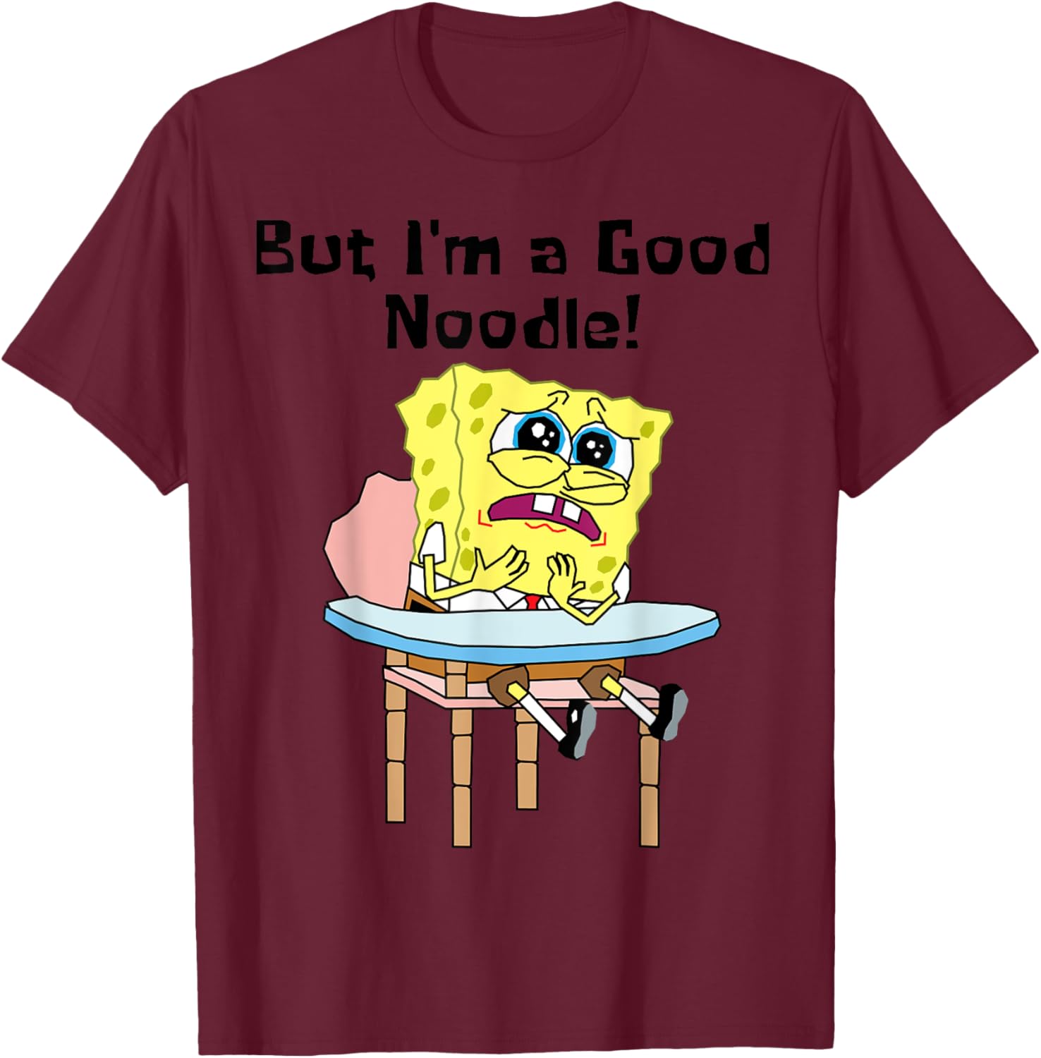 Mademark SpongeBob SquarePants Good Noodle Back To School T-Shirt - 7