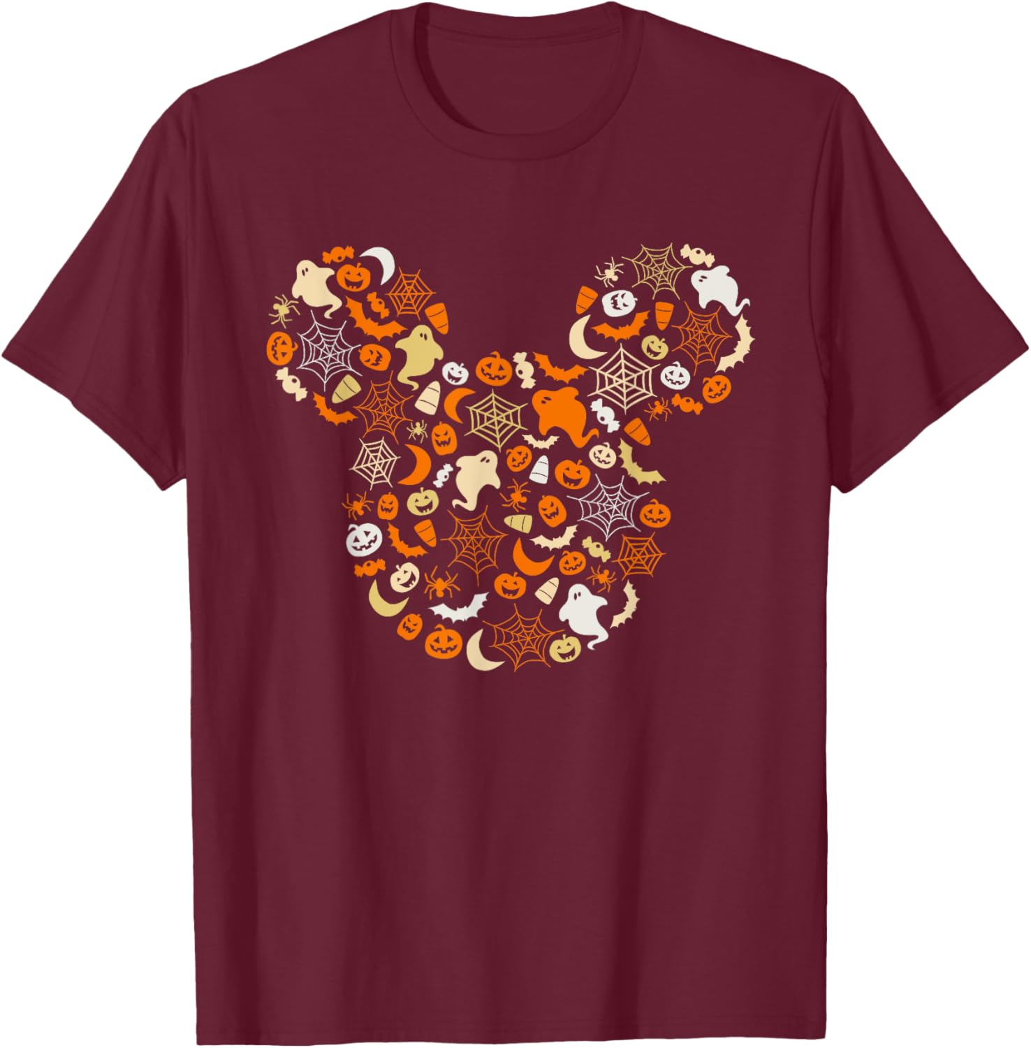 Disney Mickey Mouse Halloween T-Shirt with Ghosts Pumpkins and Spiders - 2