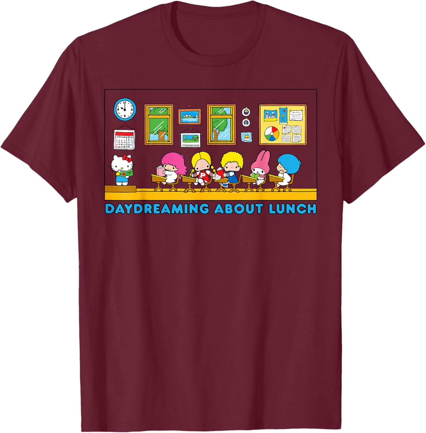 Hello Kitty and Friends Daydreaming Lunch T-Shirt for Fun Outfits - 13