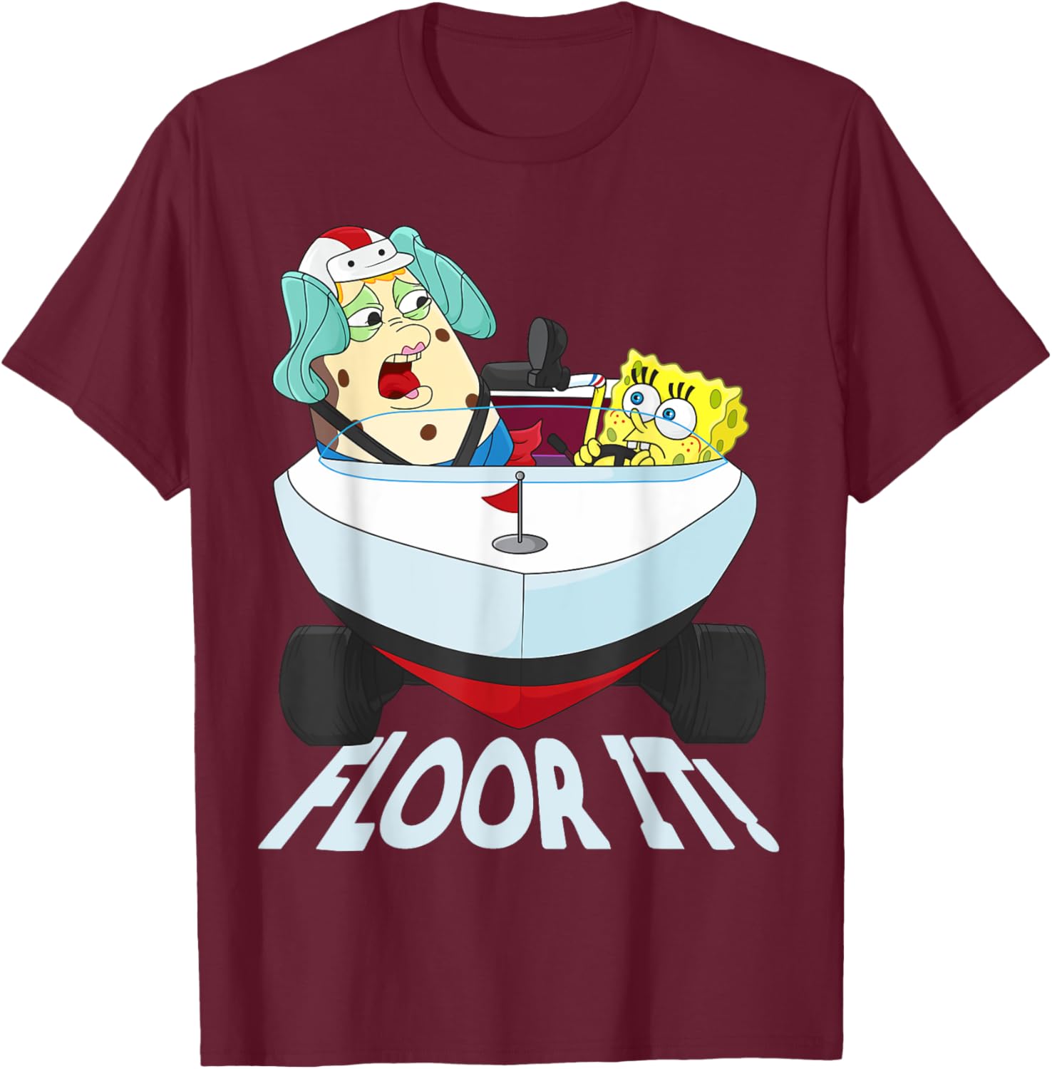 Mademark x SpongeBob SquarePants Floor It T-Shirt for Fun and Style - 8