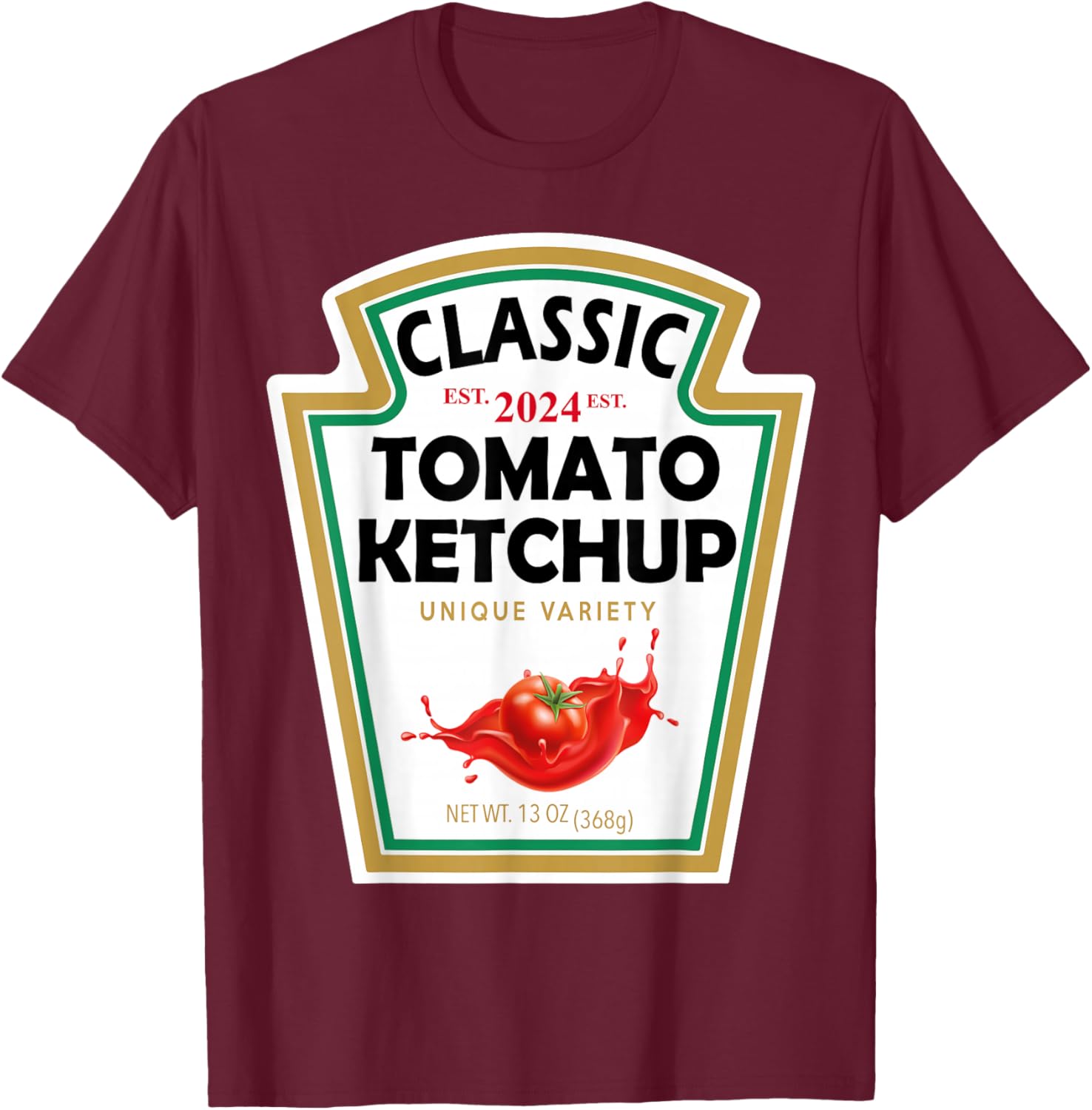 Red Ketchup DIY Halloween Costume Matching Mustard T-Shirt for Groups - 6