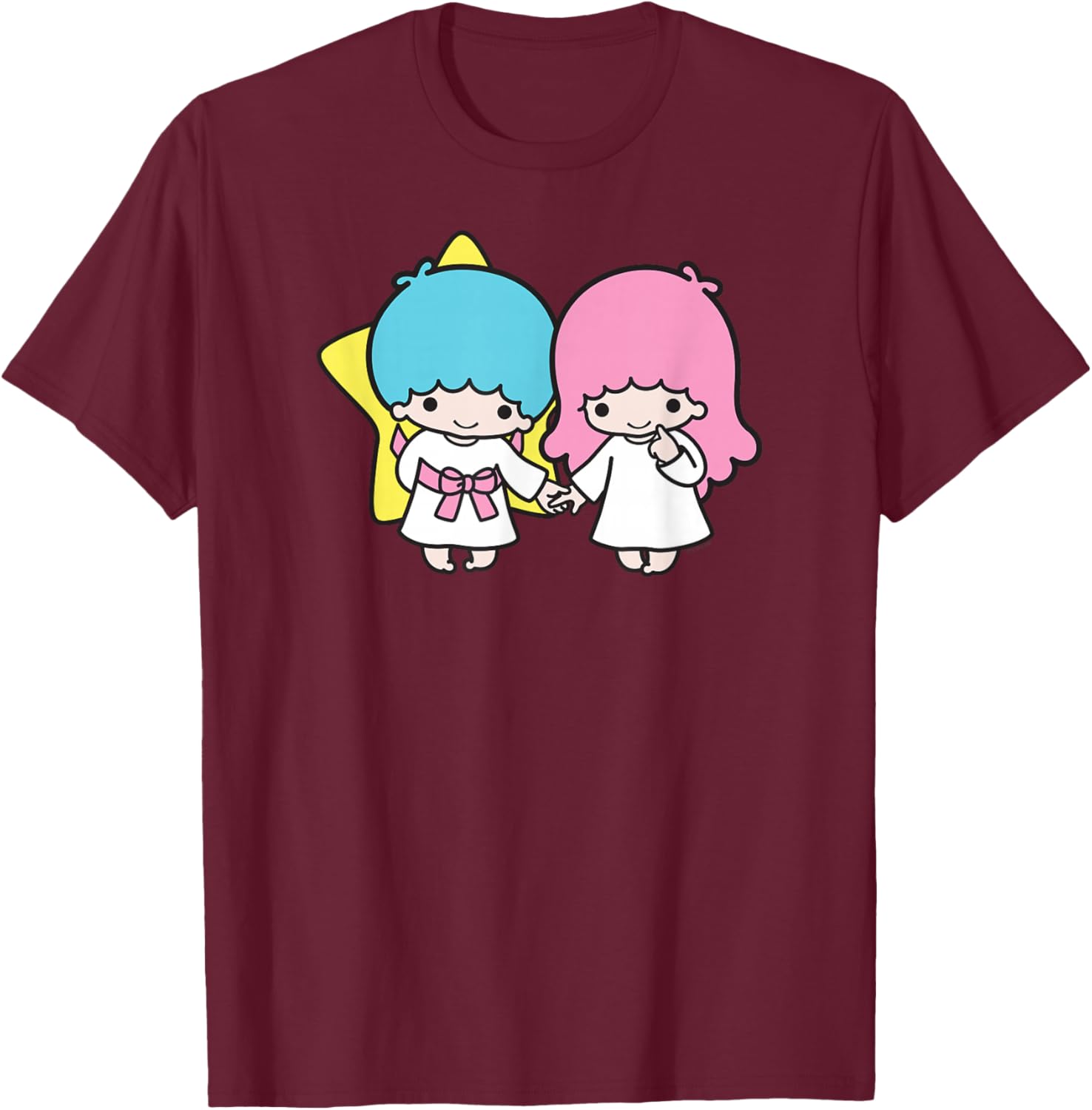 Adorable Little Twin Stars Holding Hands T-Shirt for Kids and Adults - 20