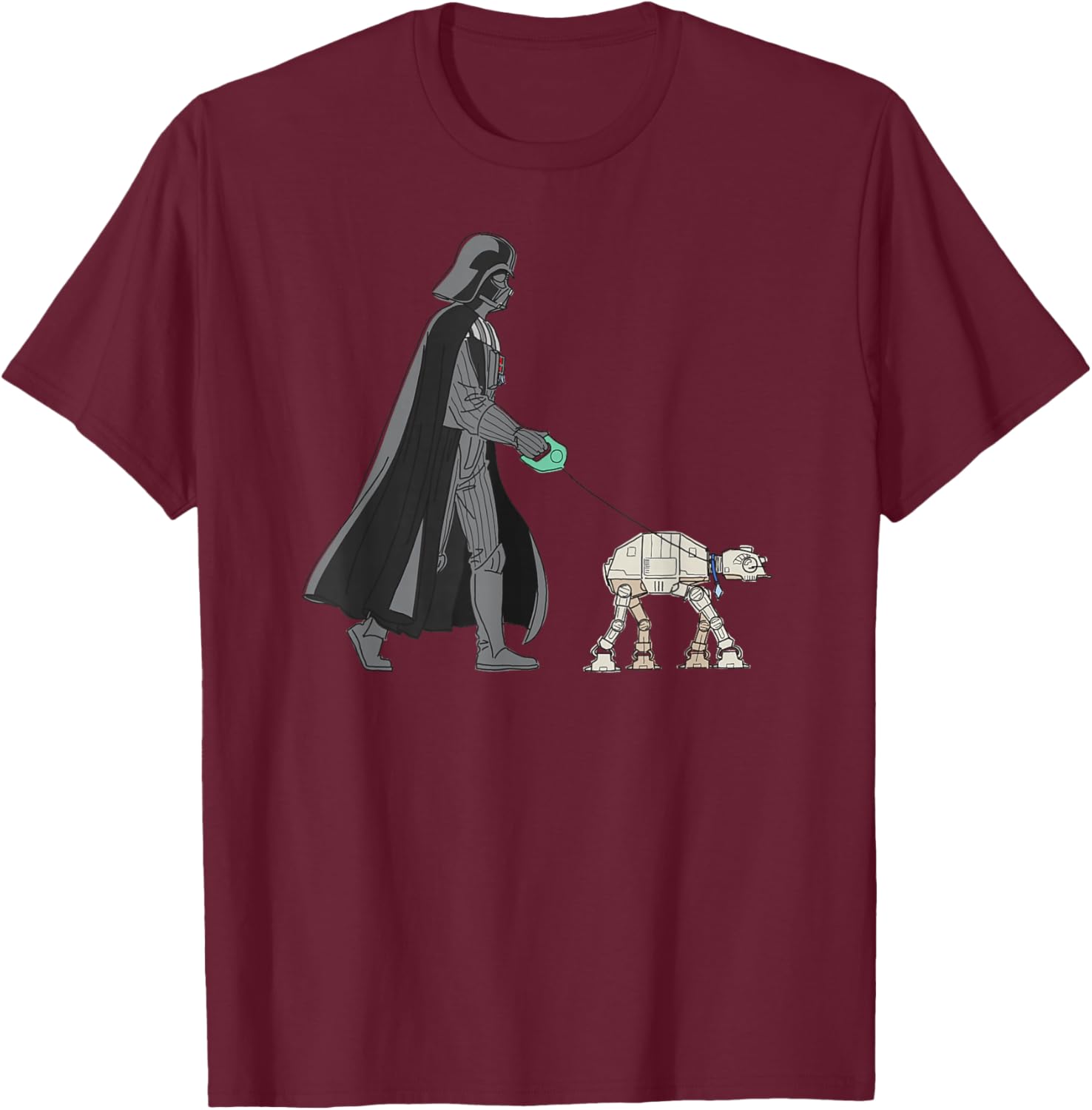 Darth Vader Dog Walker Meme T-Shirt for Star Wars Fans and Pets Lovers - 5