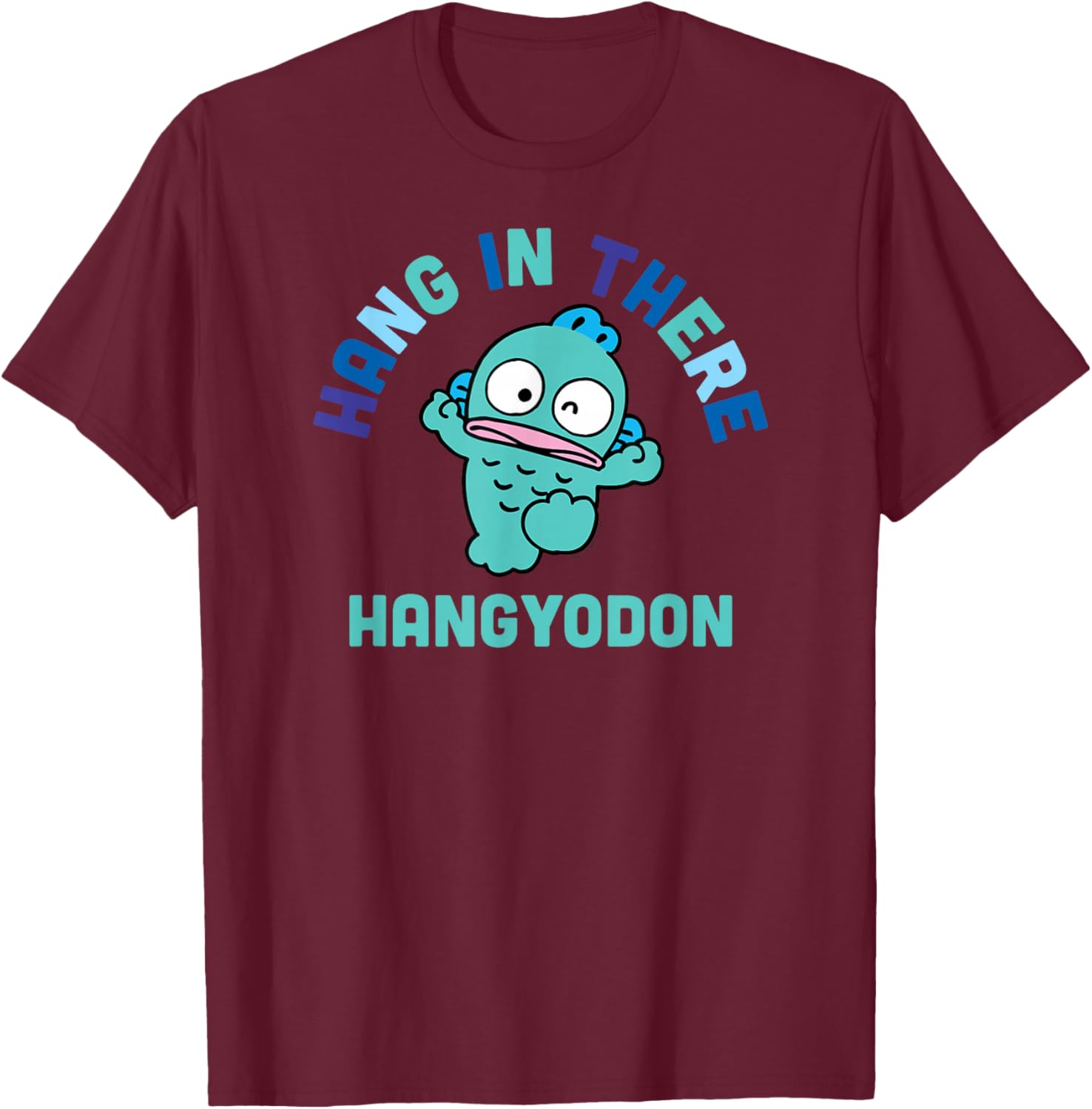 Hangyodon Hang in There T-Shirt Cute Graphic Tee for Everyday Wear - 10