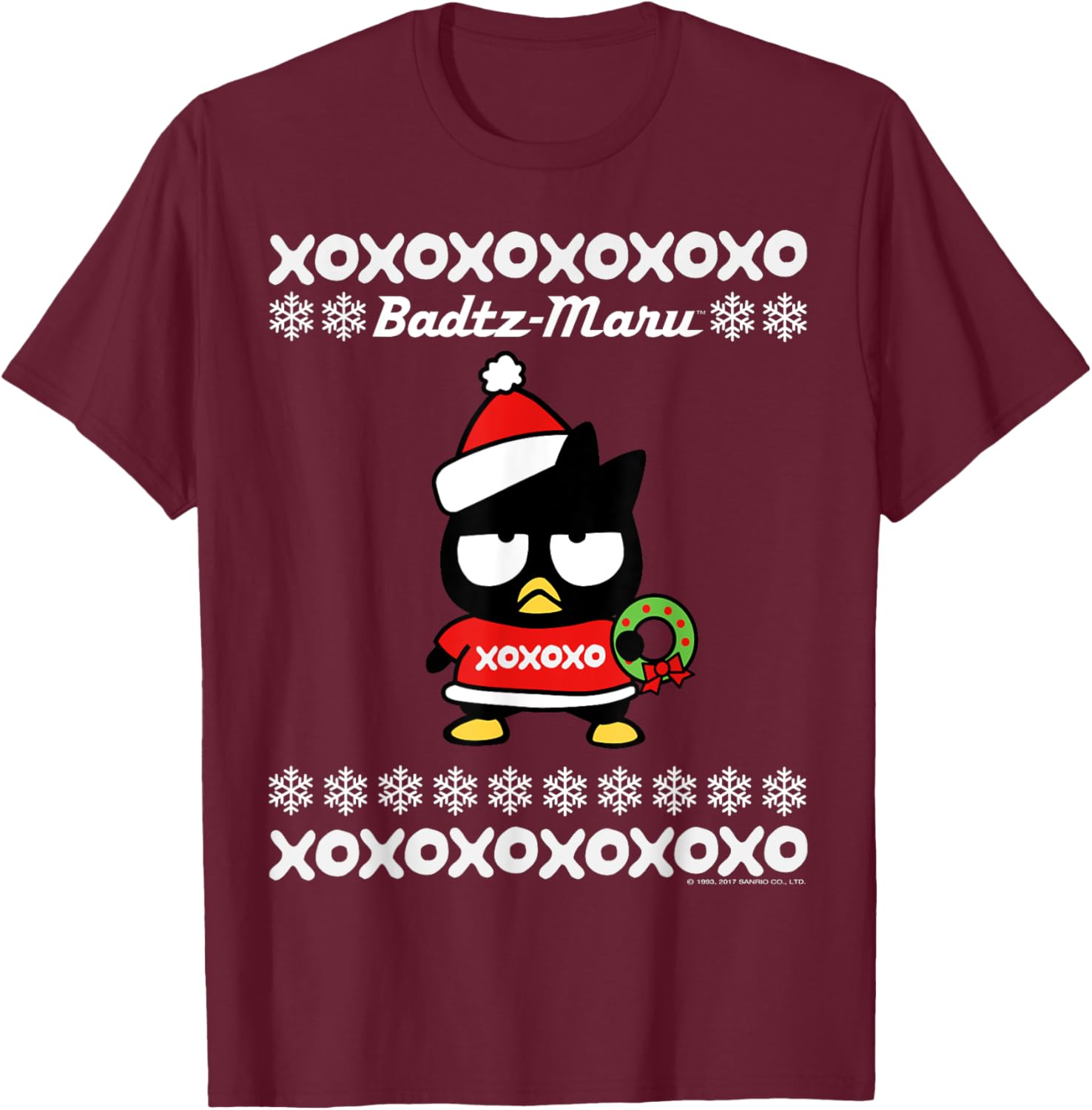 Bad Badtz-Maru Ugly Christmas T-Shirt Fun Holiday Apparel for All - 11