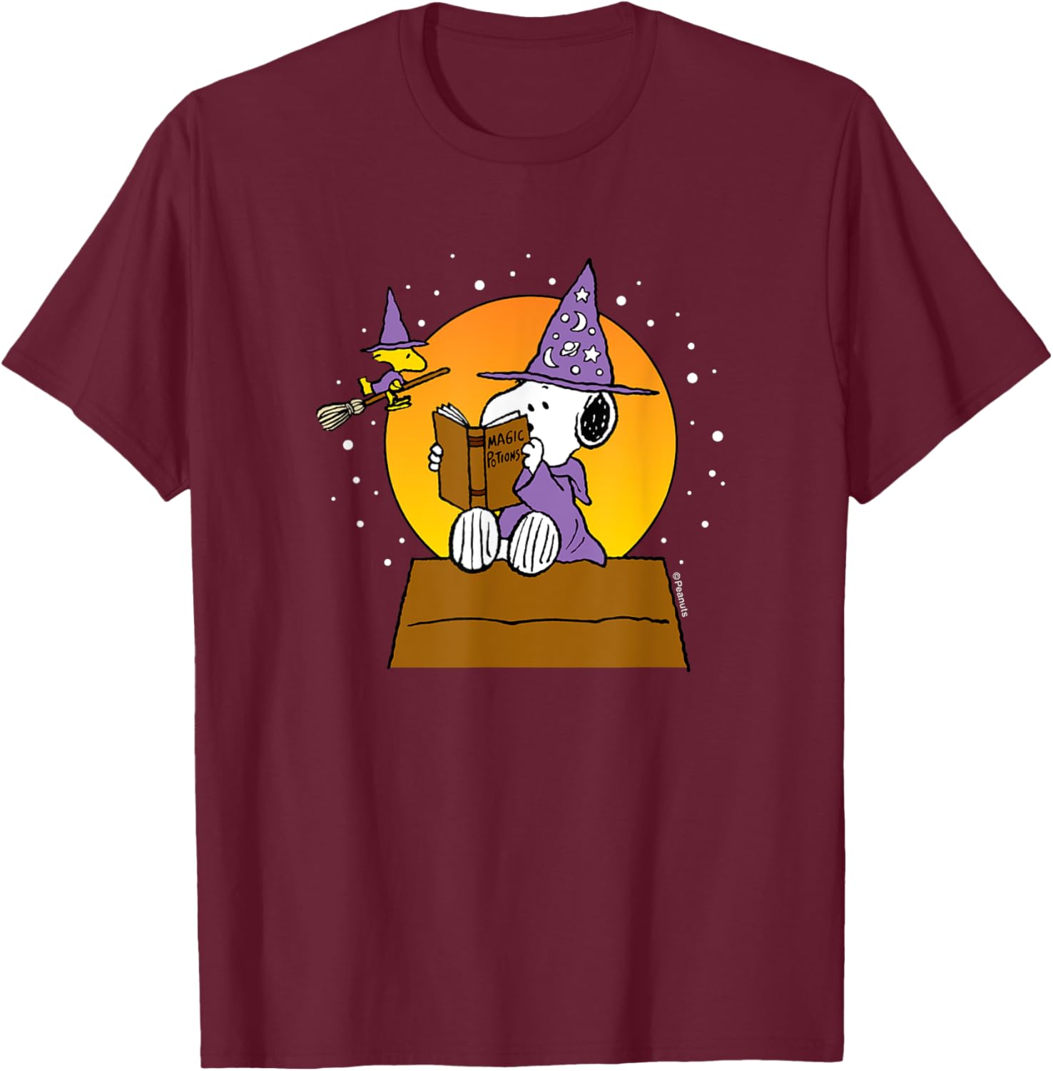 Wizard Snoopy Halloween T-Shirt for Peanuts Fans - Fun and Stylish Tee - 3