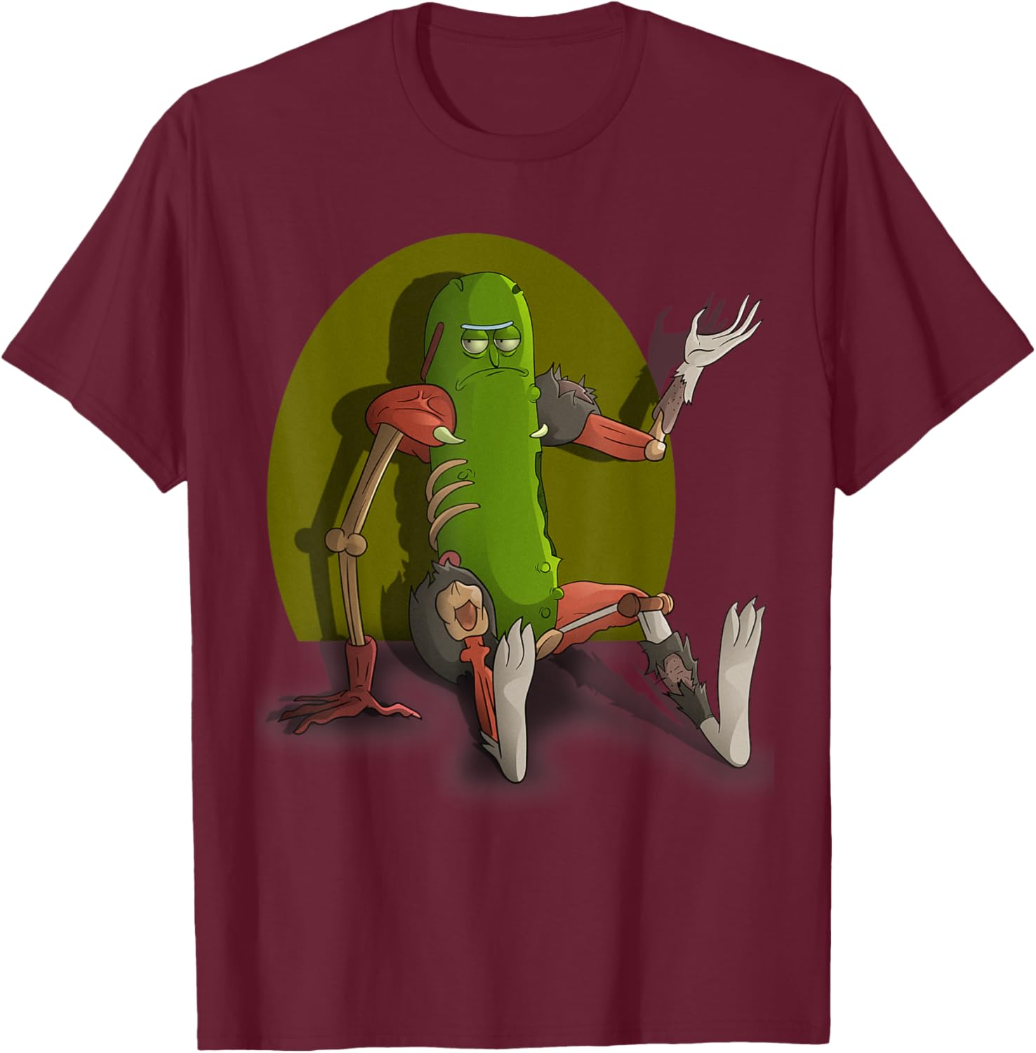 Mademark x Rick and Morty Pickle Rick Interview T-Shirt for Fans - 14
