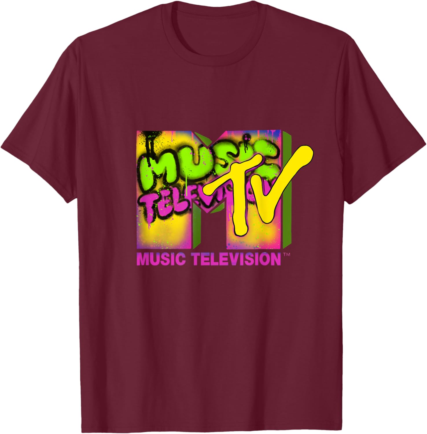 Mademark x MTV Official Logo Graffiti Tag T-Shirt for Music Lovers - 2